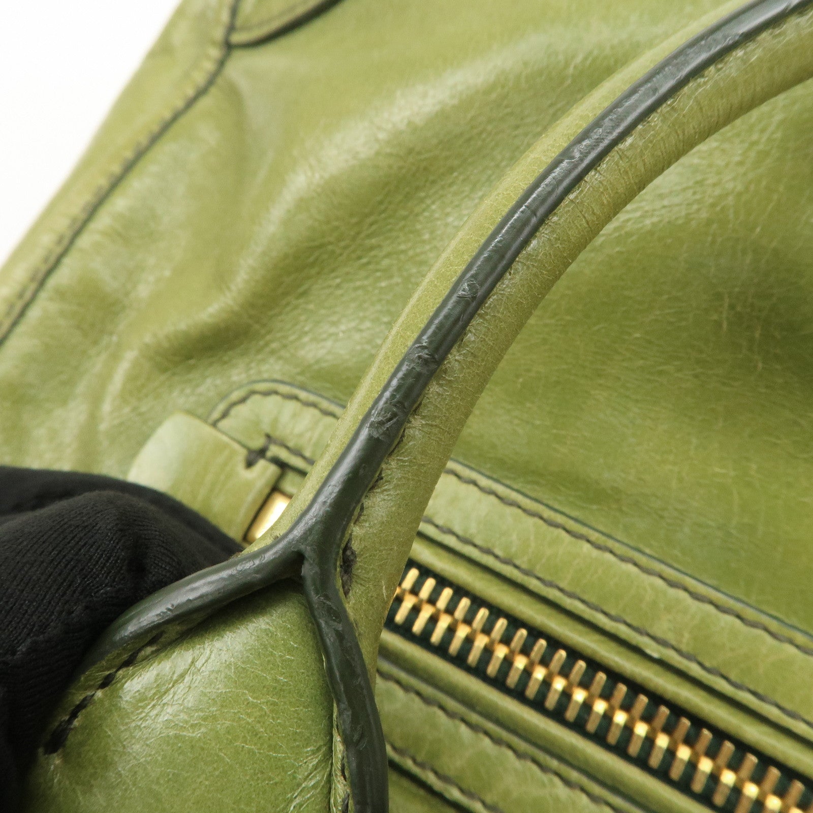 MIU MIU 2Way Bag Hand Bag Shoulder Bag Light Green RL0043