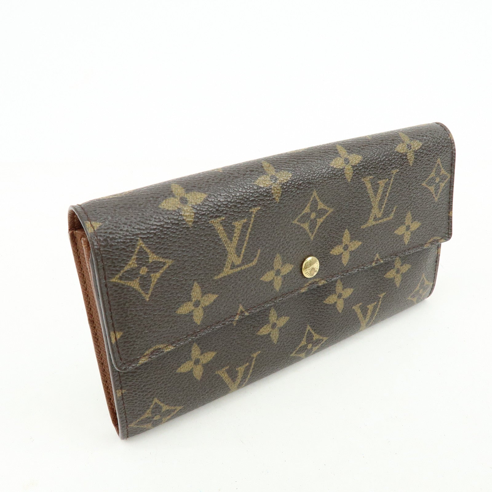 Louis Vuitton Monogram Porte Monnaie Credit Long Wallet M61726