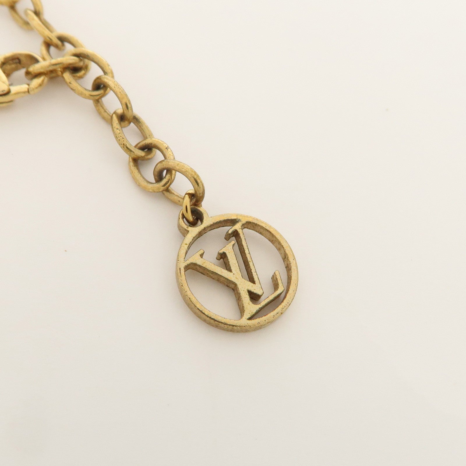 Louis Vuitton Monogram Metal Blooming Bracelet Gold M64858