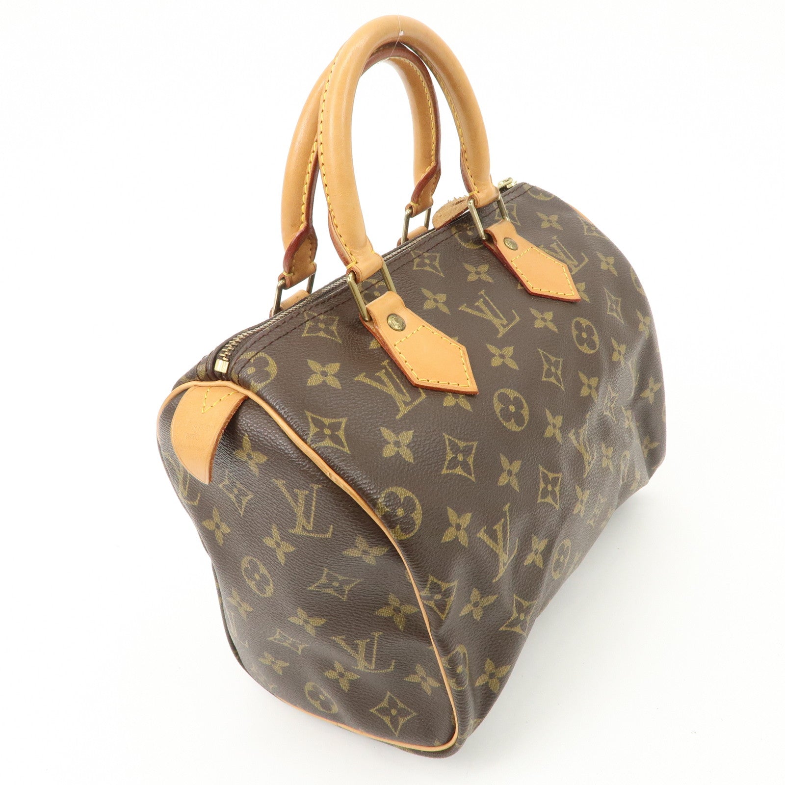 Louis Vuitton Monogram Speedy 25 Hand Bag Boston Bag M41528 Used