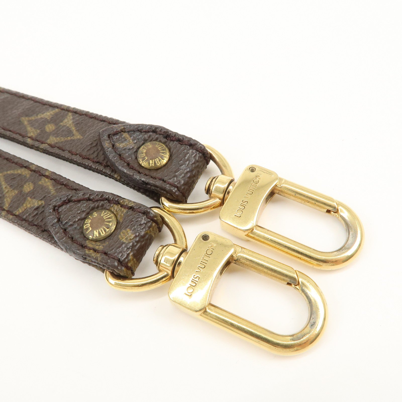 Louis Vuitton Monogram Canvas Shoulder Strap 120cm Brown J75010 Used