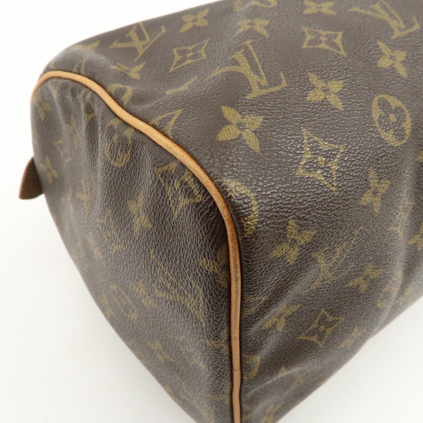 Louis Vuitton Monogram Speedy 30 Boston Bag Hand Bag Brown M41526