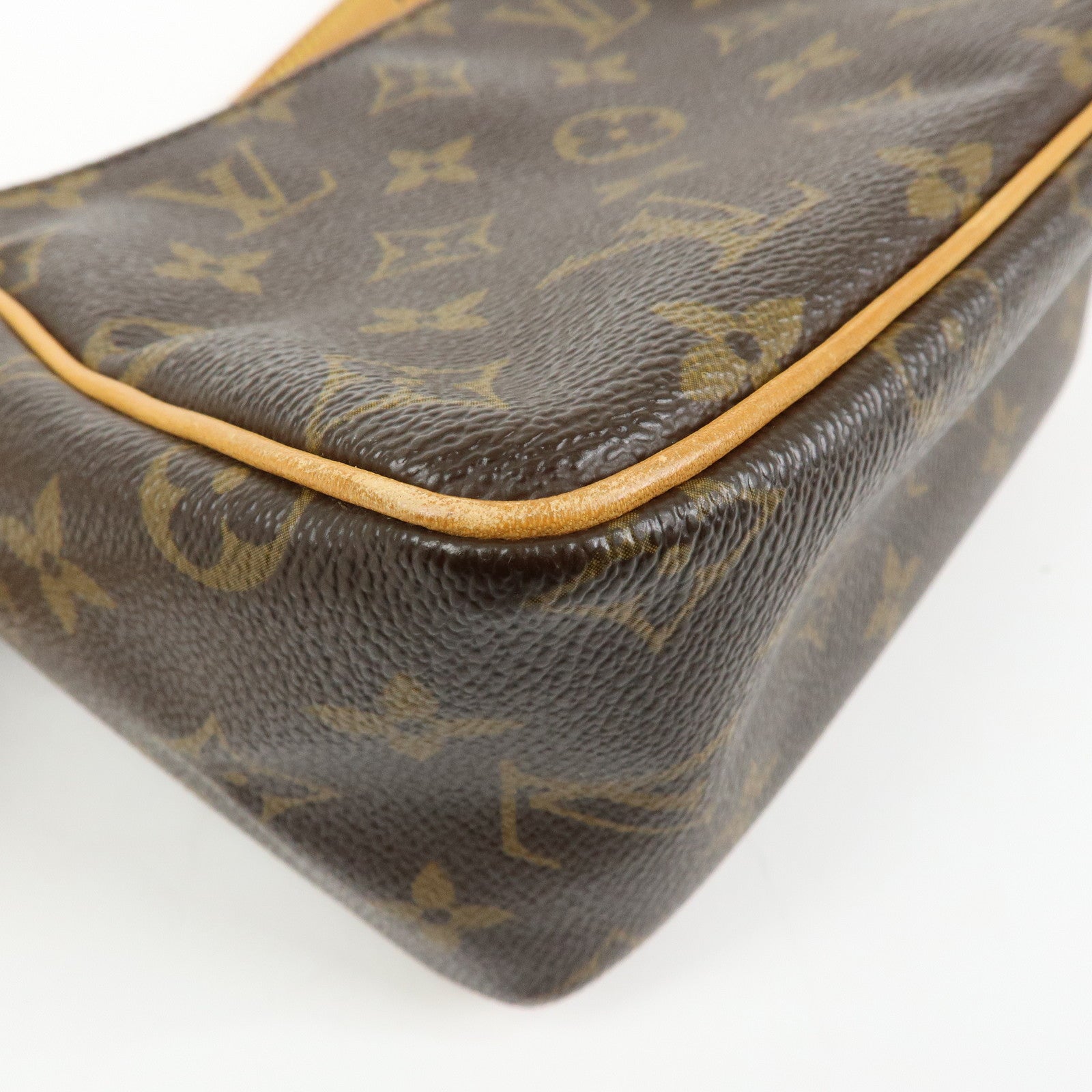 Louis Vuitton Monogram Viva Cite PM Shoulder Bag Brown M51165