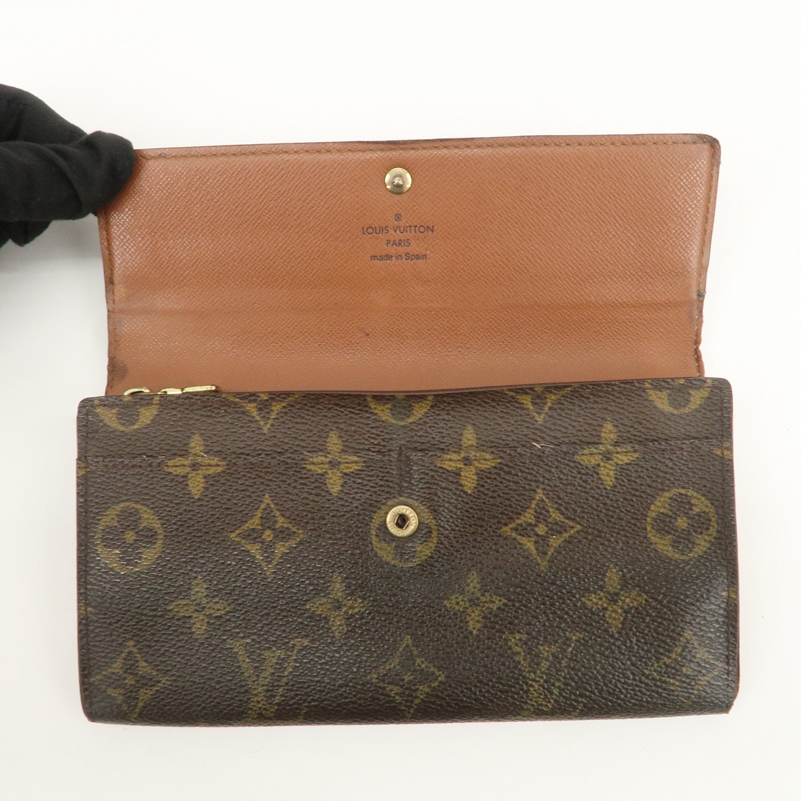 Louis Vuitton Monogram Set of 3 Wallets Brown M61725 M61215 M61200