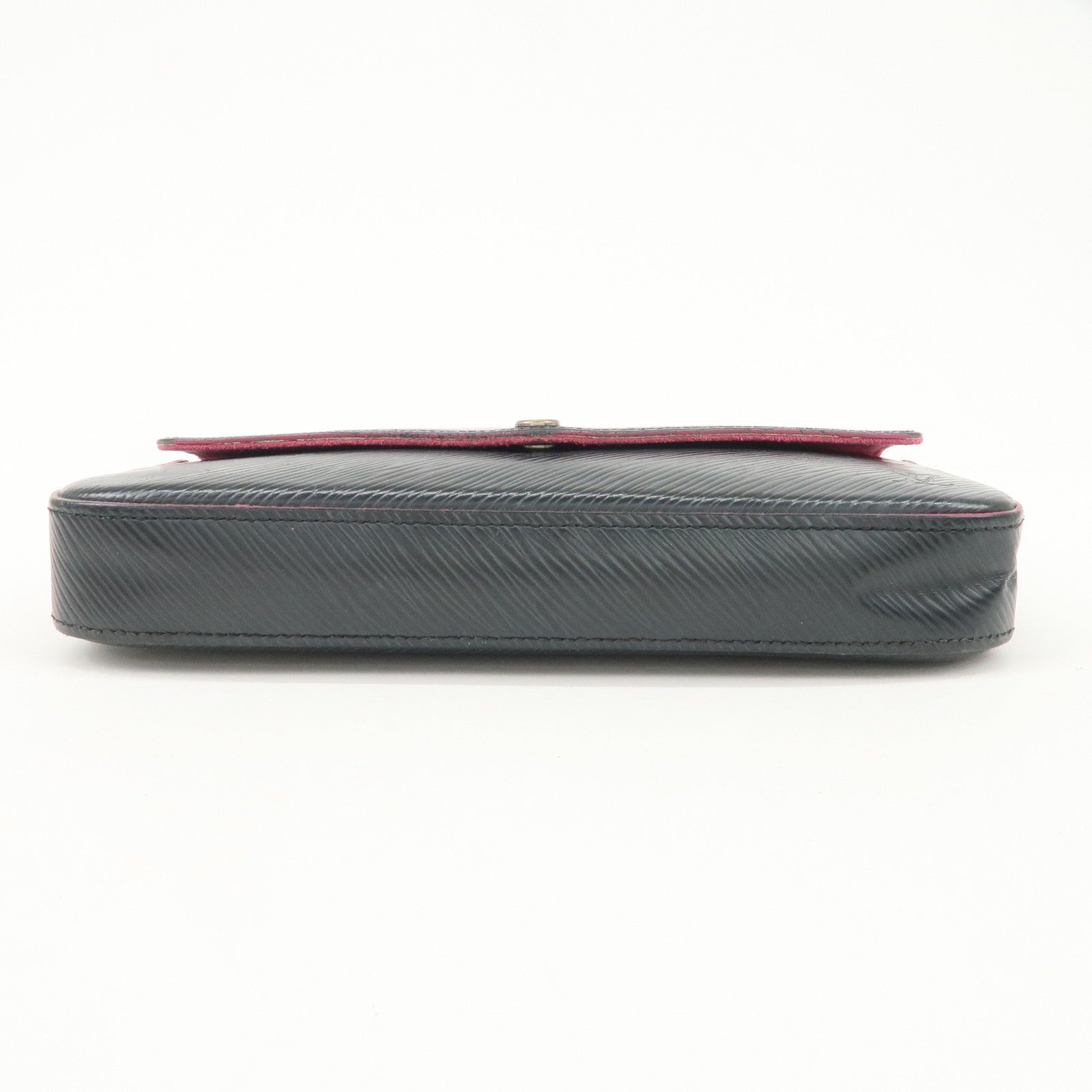 Louis Vuitton Epi Pochette Felicie Shoulder Bag Noir Pink M64579