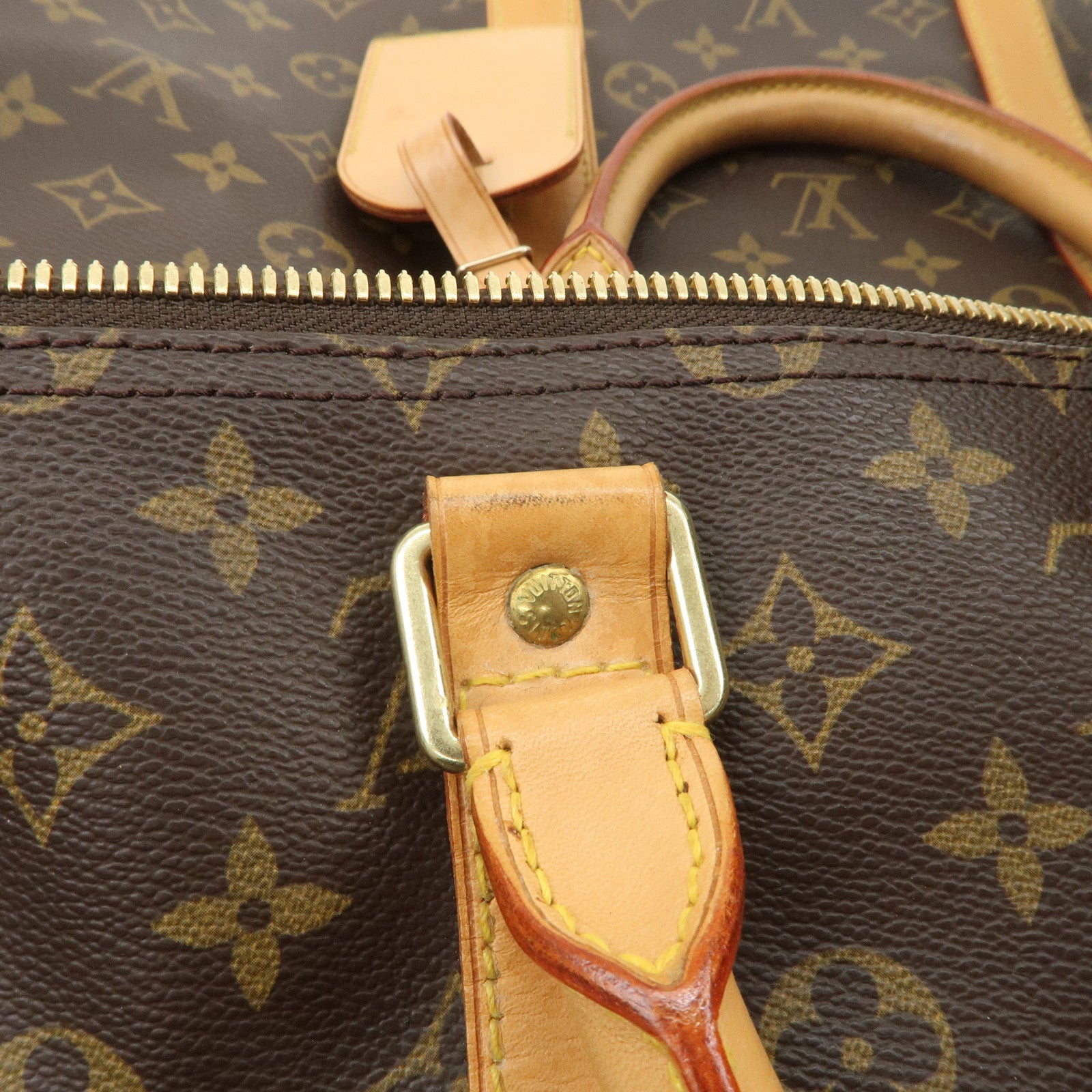 Louis Vuitton Monogram Keep All Bandouliere 55 Boston Bag M41414