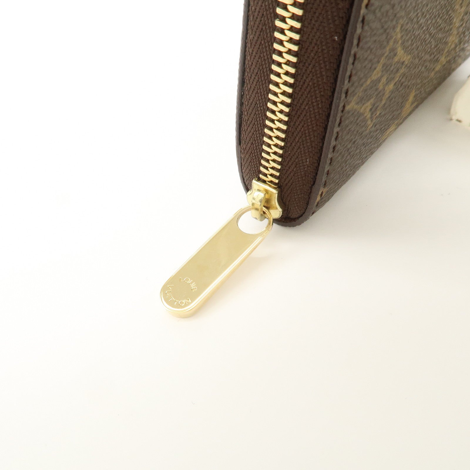 Louis Vuitton Monogram Zippy Coin Purse Coin Case Brown M60067 Used