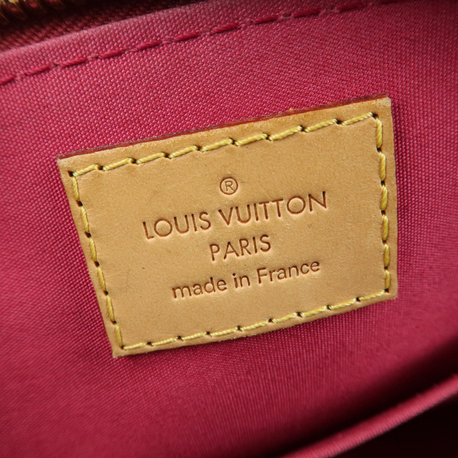 Louis Vuitton Monogram Vernis Alma BB 2Way Bag Rose Indien M91771 Used
