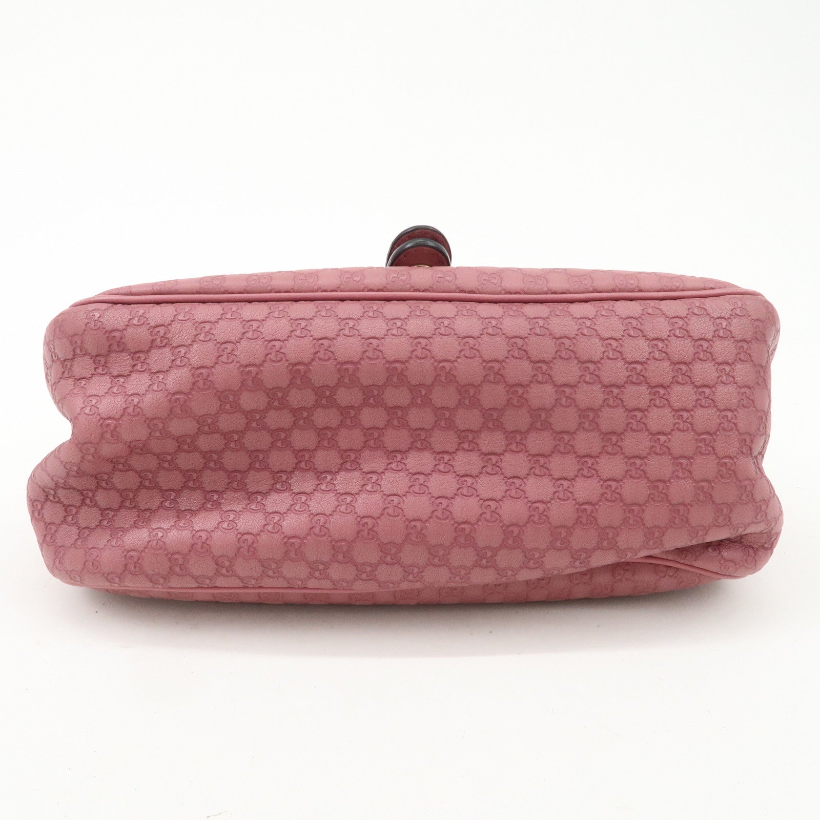 GUCCI Sukey Micro Guccissima Leather Shoulder Bag Pink 193604