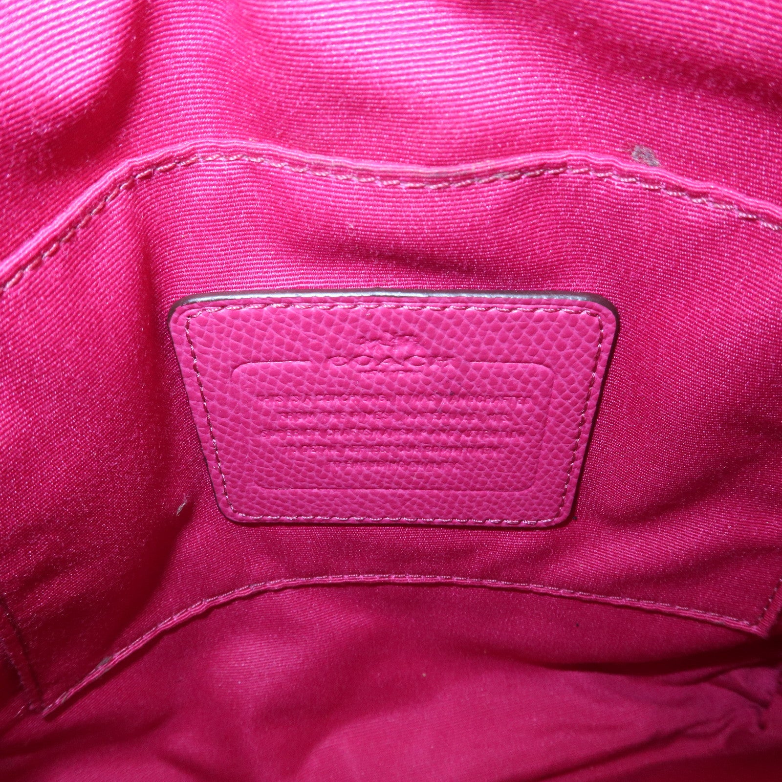 COACH Signature Canvas Leather Set of 2 Shoulder Bag Crossbody Bag