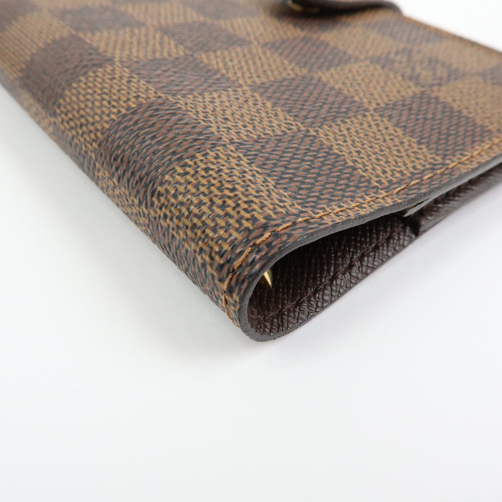 Louis Vuitton Damier Agenda PM Planner Cover Brown R20700