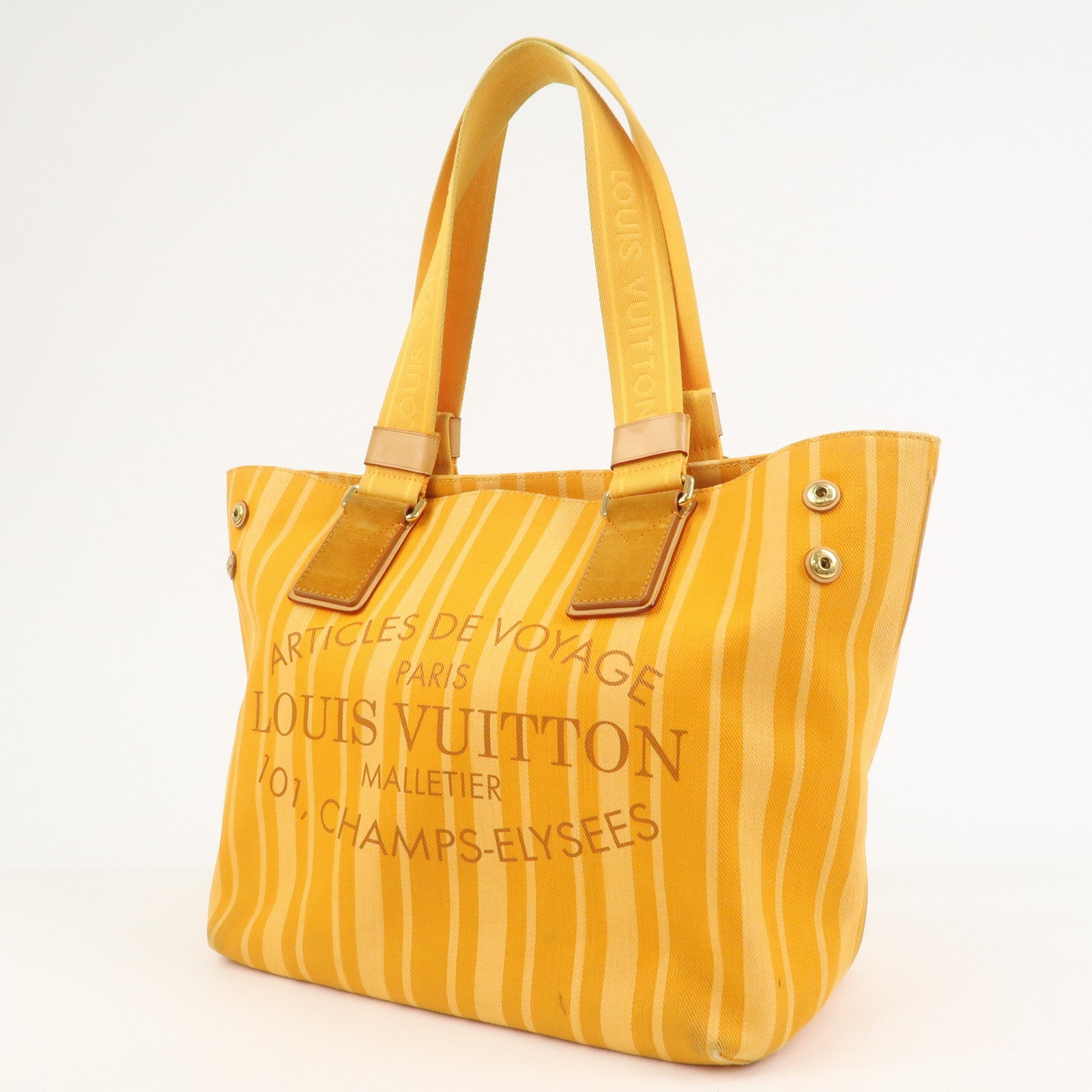 Louis Vuitton Plein Soleil Cabas PM Canvas Tote Bag Orange M94145