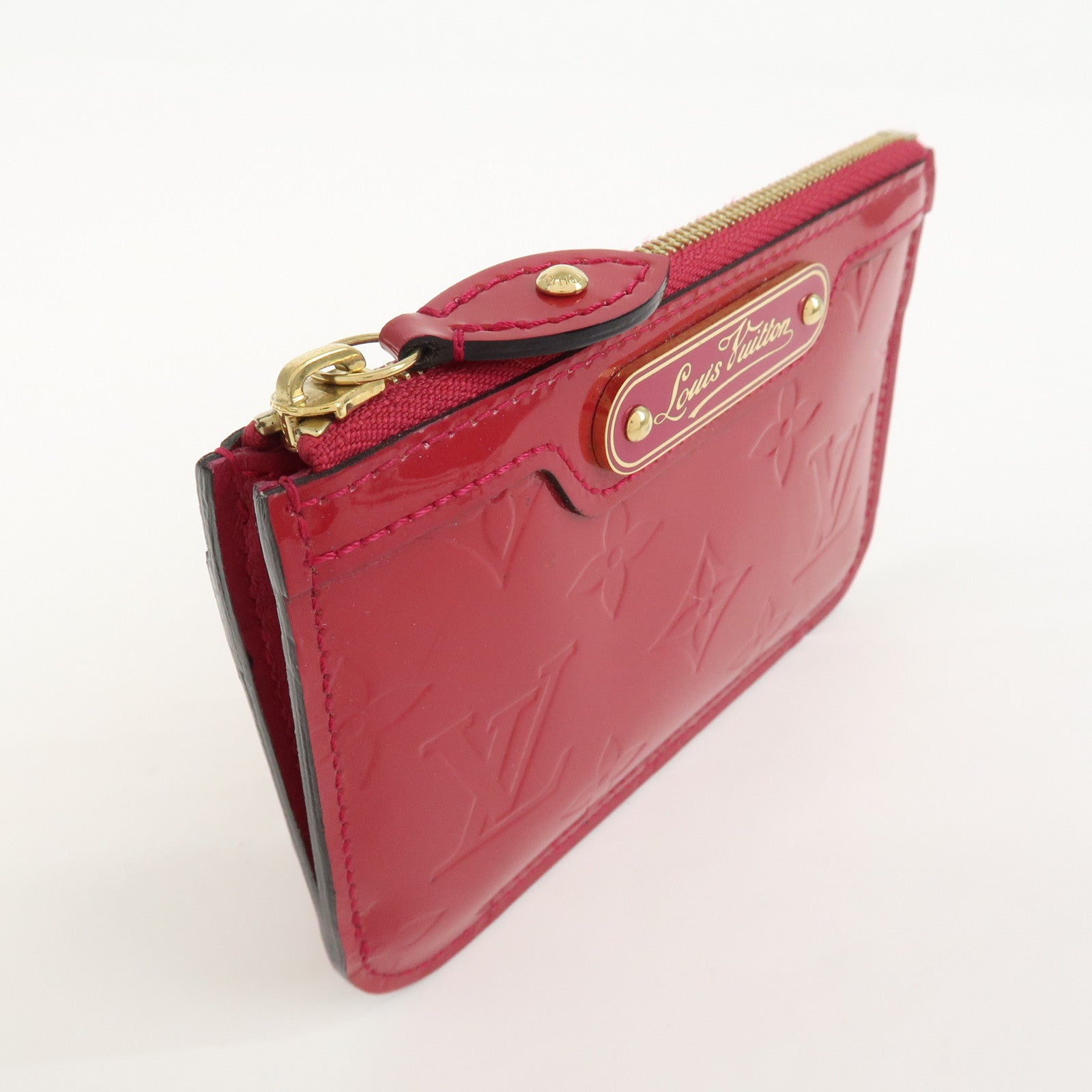 Louis Vuitton Monogram Vernis Pochette Cles NM Rose Indien M61466