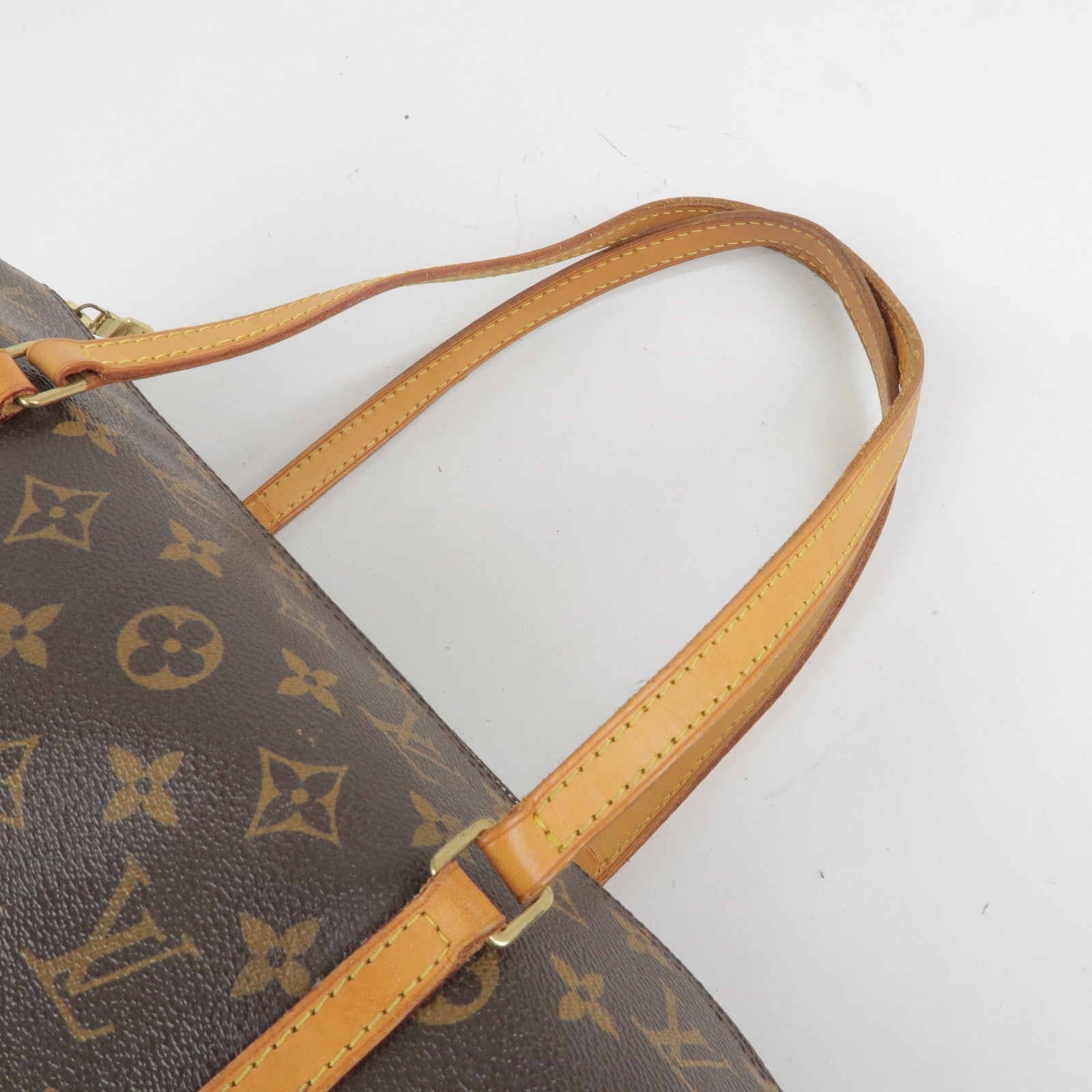 Louis Vuitton Monogram Papillon 30 Hand Bag Brown M51385