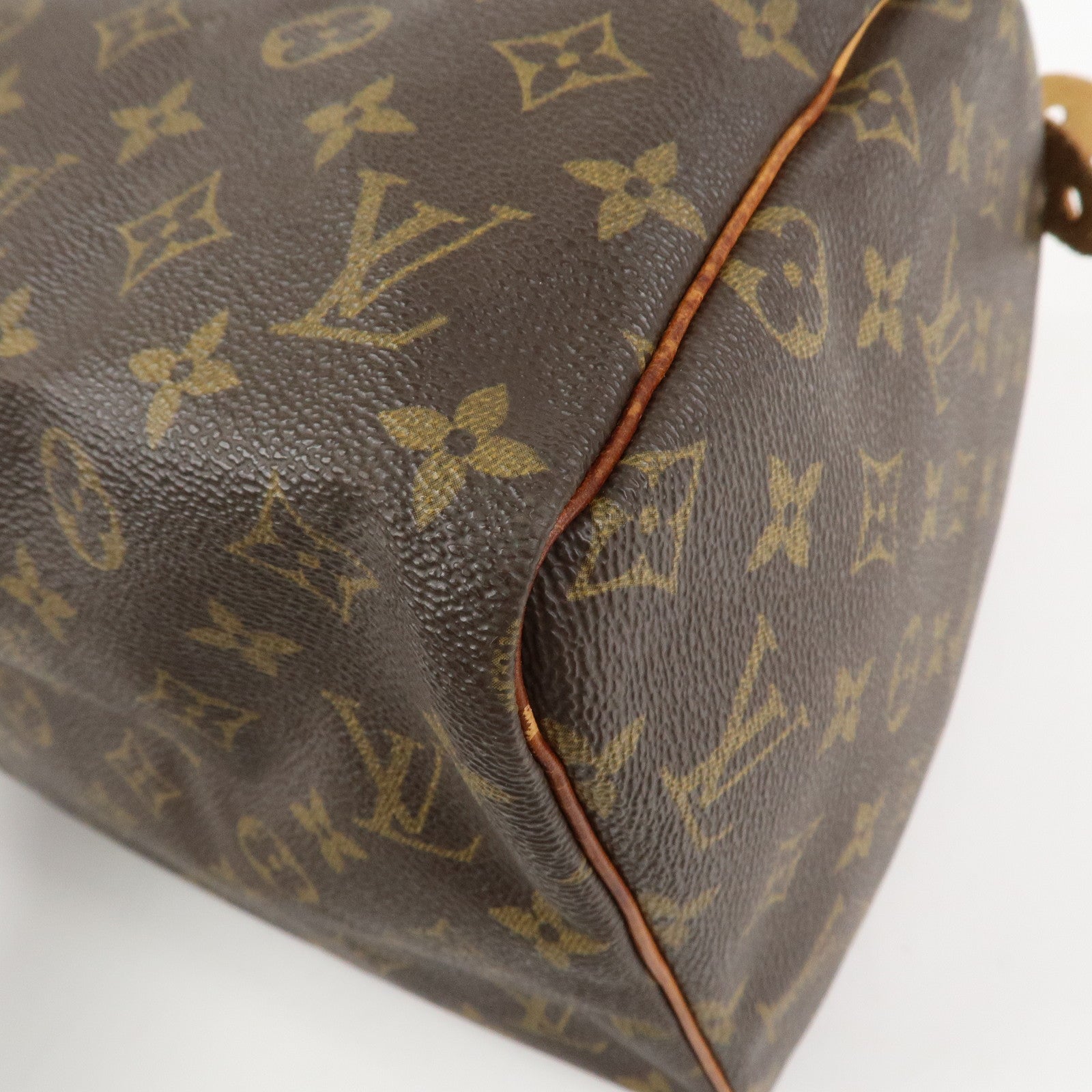 Louis Vuitton Monogram Speedy 30 Boston Bag Hand Bag Brown M41526