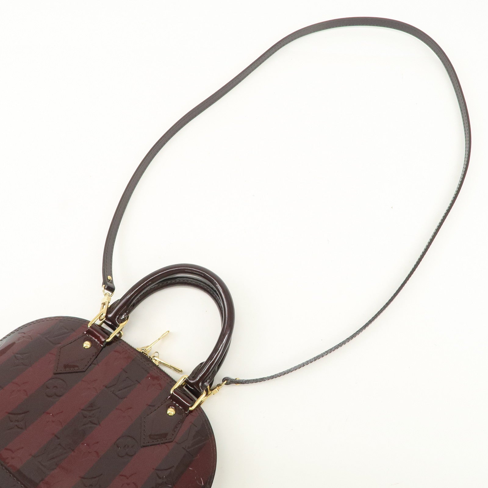 Louis Vuitton Monogram Vernis Leather Alma BB 2way Hand Bag M91700 Used