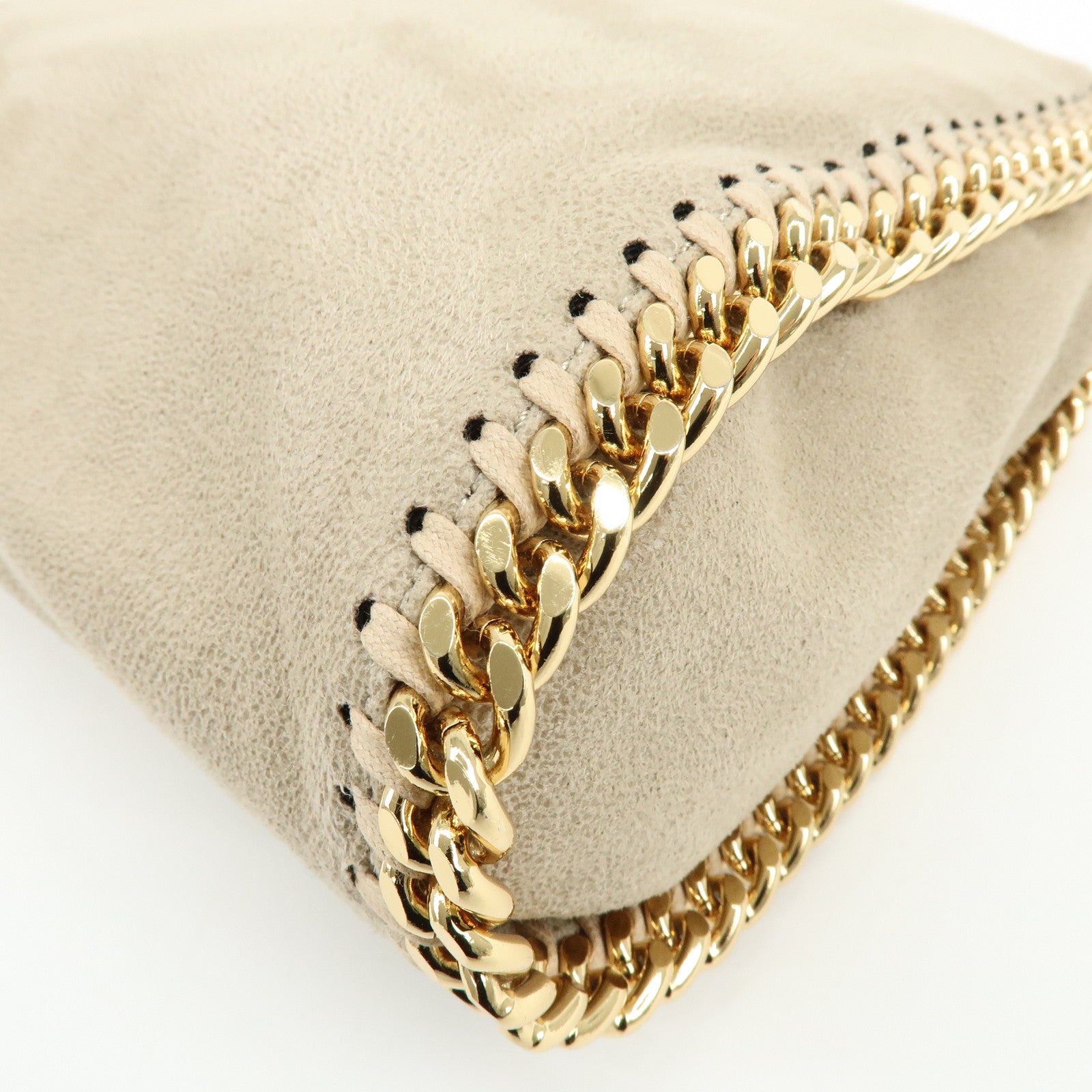 STELLA MCCARTNEY Polyester Shoulder Bag Crossbody Bag Beige