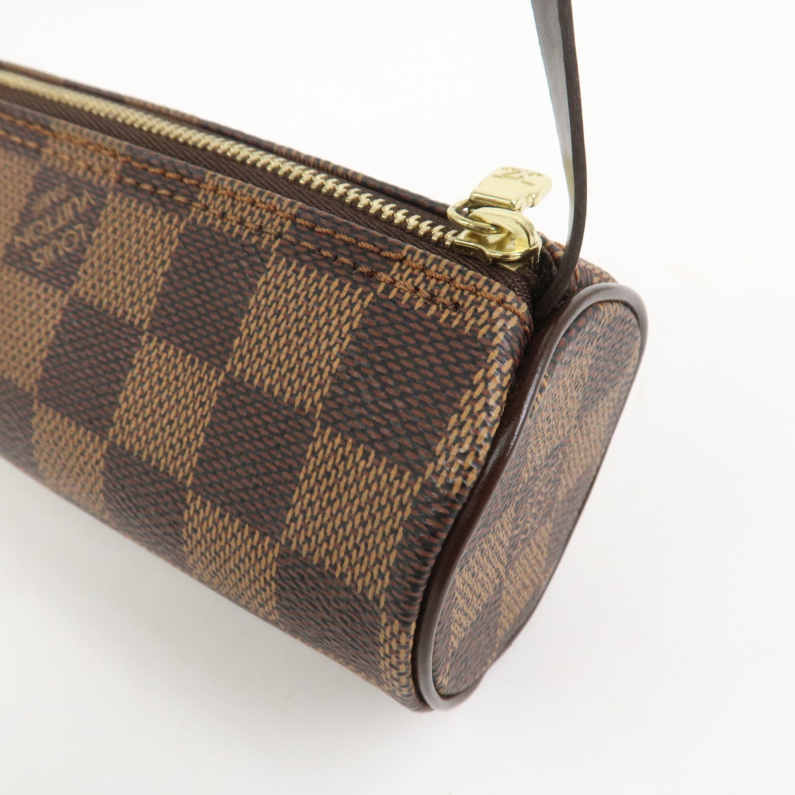 Louis Vuitton Damier Ebene Mini Pouch for Papillon Bag Brown