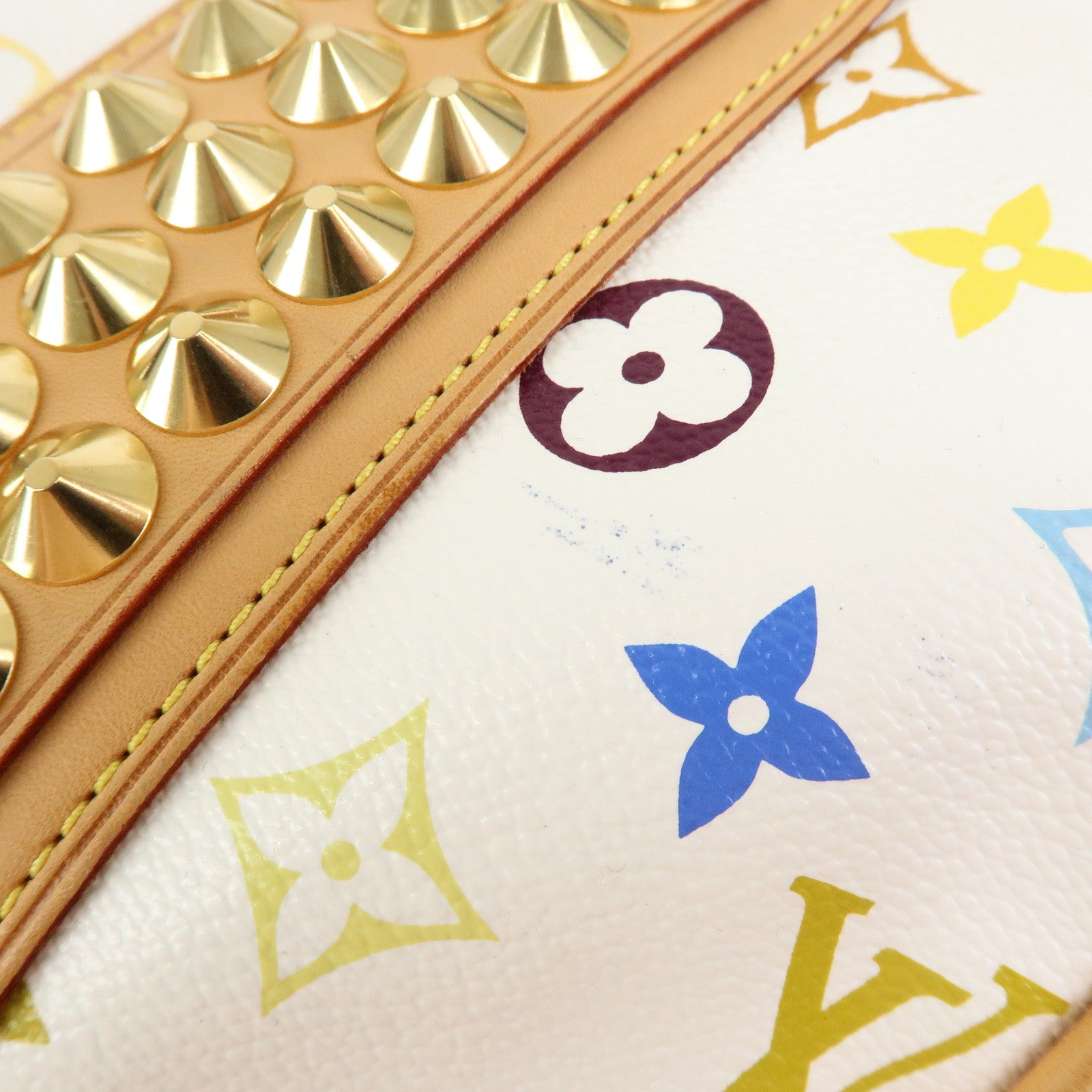 Louis Vuitton Monogram Multicolor Courtney MM 2Way Bag Blanc M45641