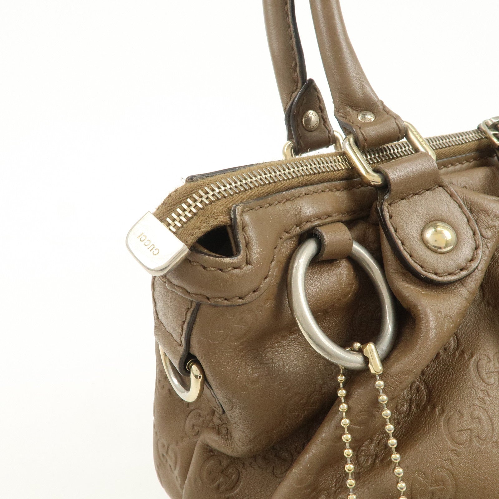 GUCCI Sukey Interlocking G Guccissima 2Way Shoulder Bag 247902