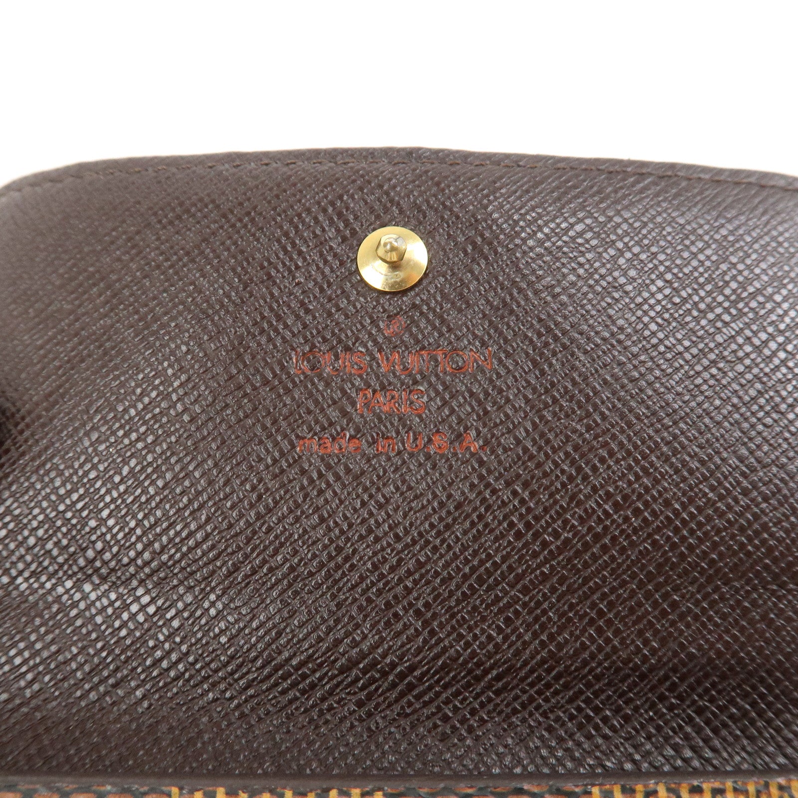 Louis Vuitton Damier Porte Monnaie Bier Carte Credit Wallet N61652