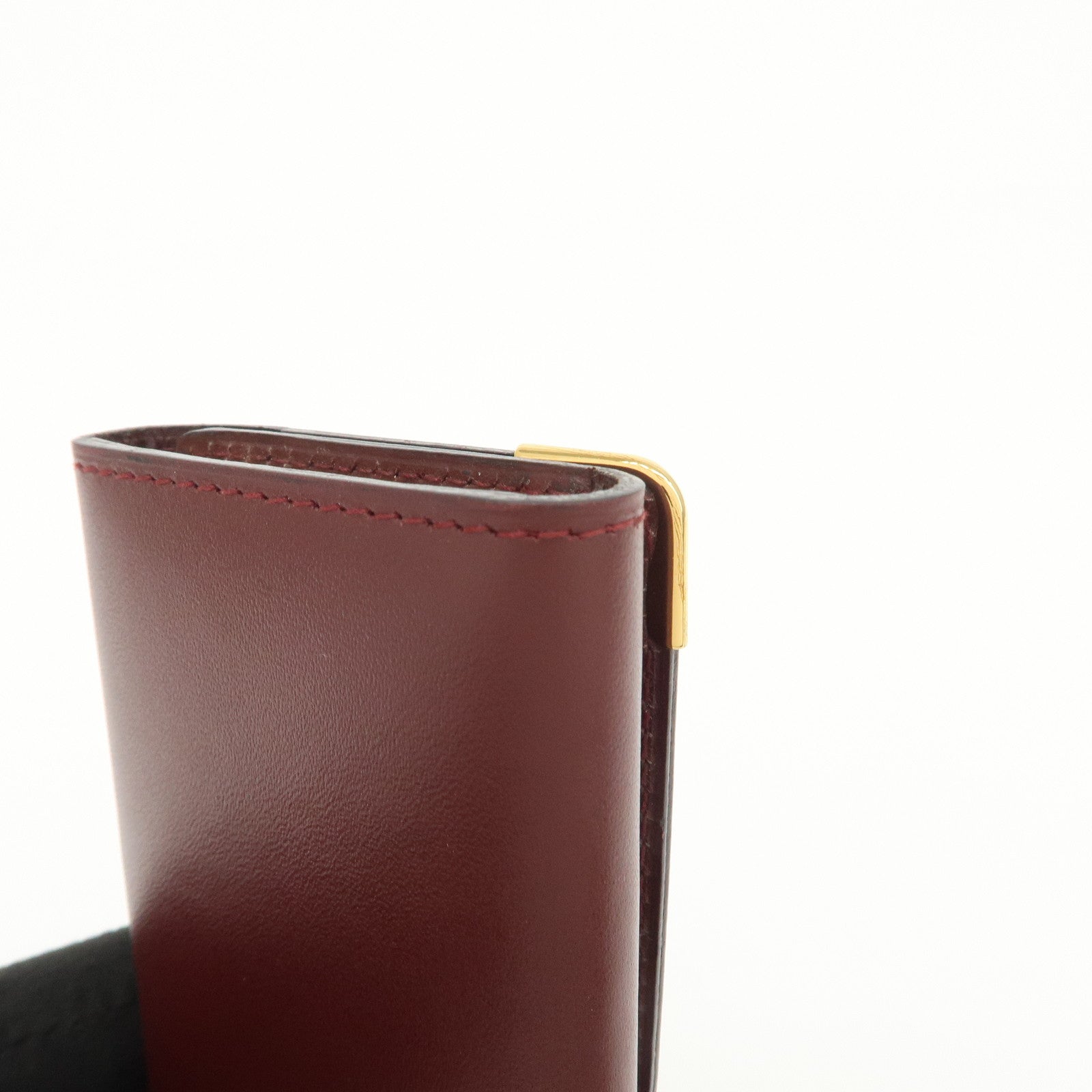 Cartier Must Line Calf Leather 6 Key Case Bordeaux