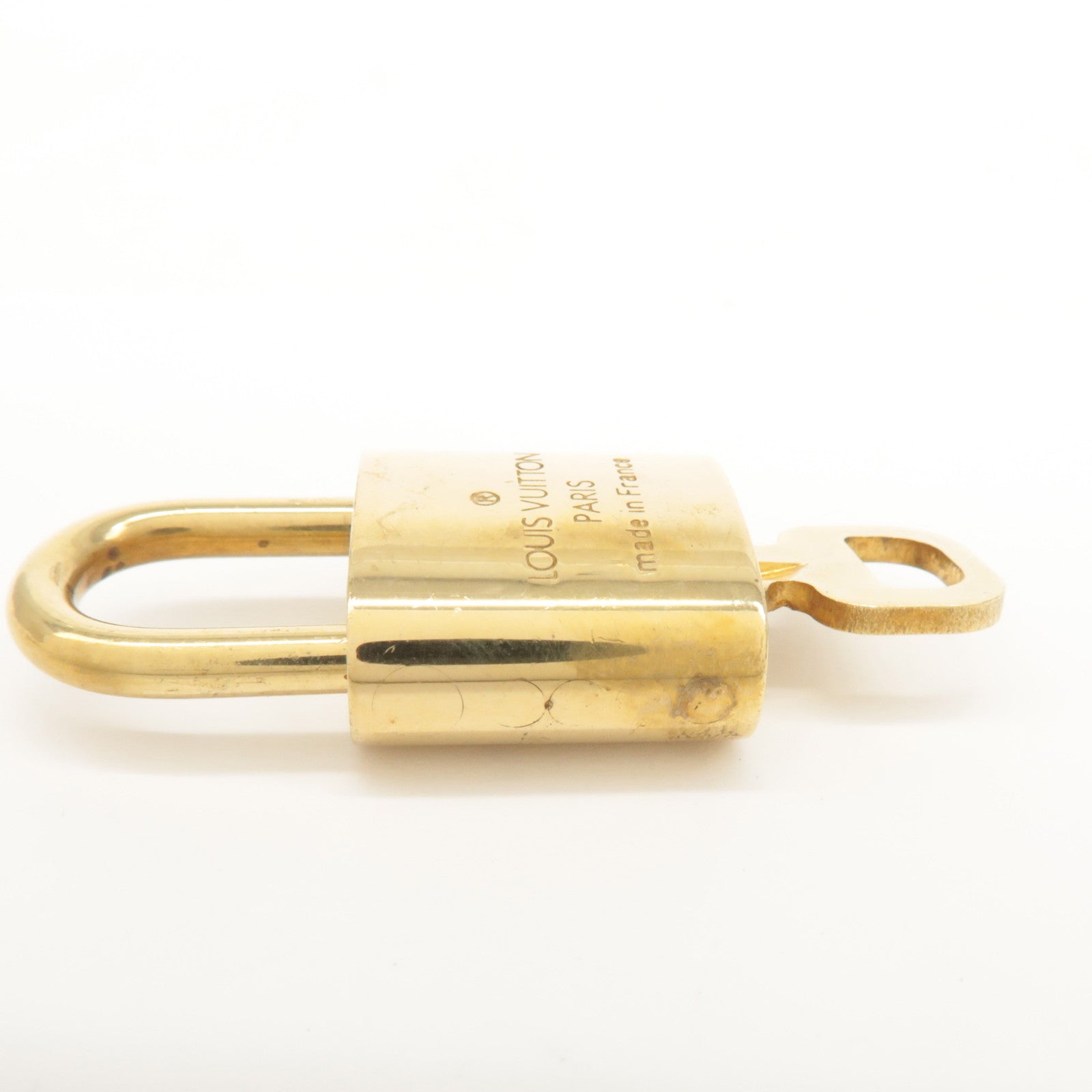 Louis Vuitton Set of 10 Lock & Key Cadena Key Lock Metal Gold