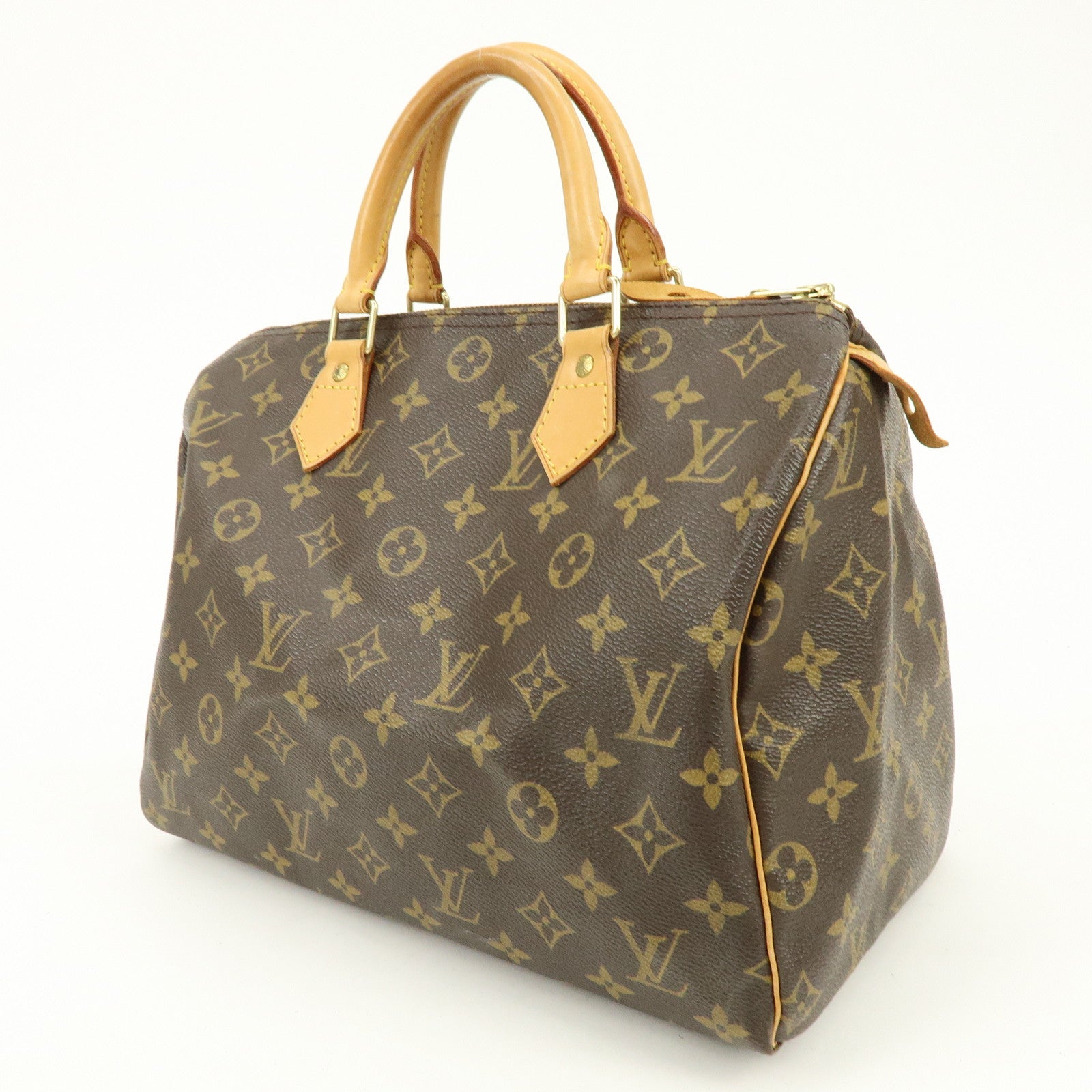 Louis Vuitton Monogram Speedy 30 Boston Bag Hand Bag Brown M41526