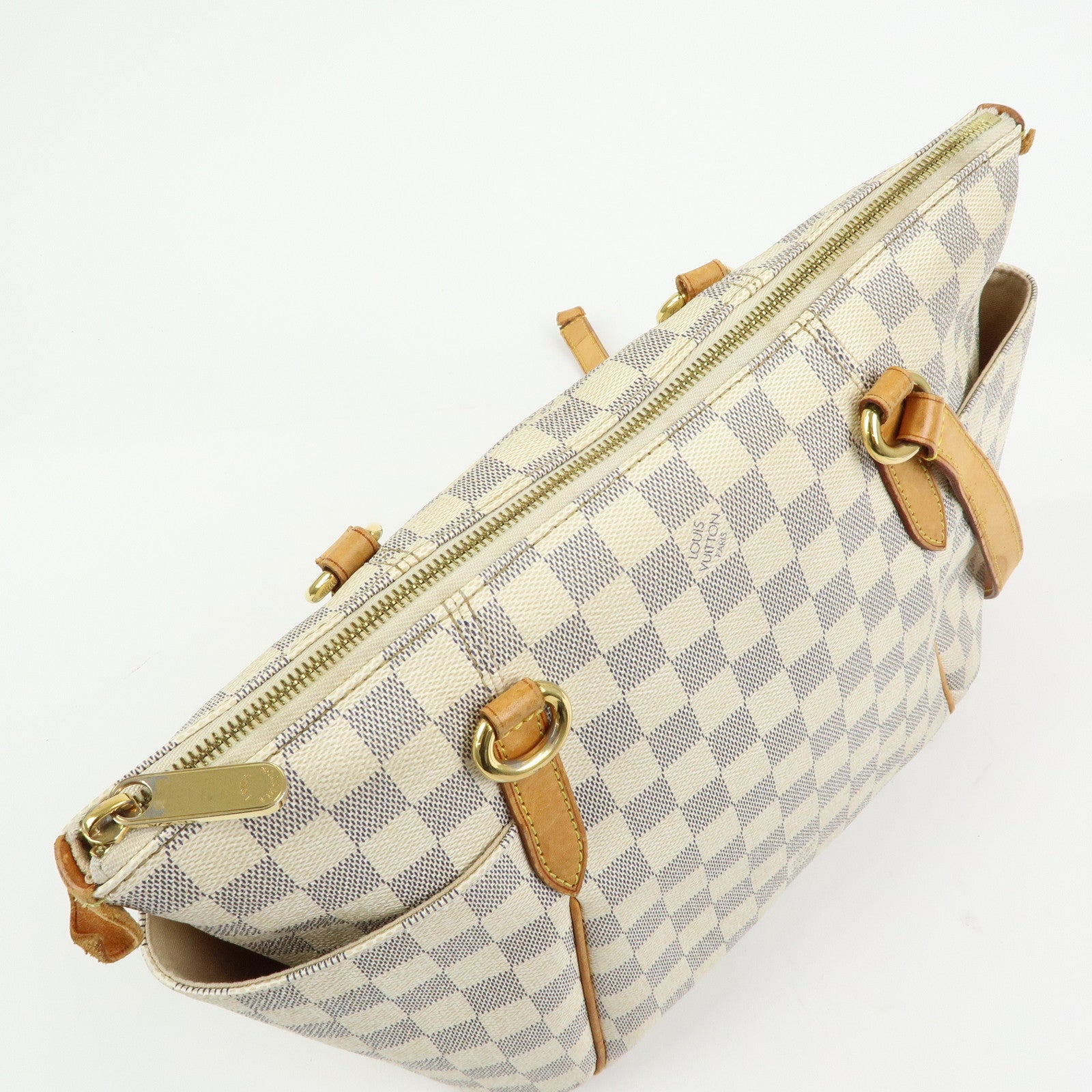 Louis Vuitton Damier Azur Totally PM Tote Bag Hand Bag N41280