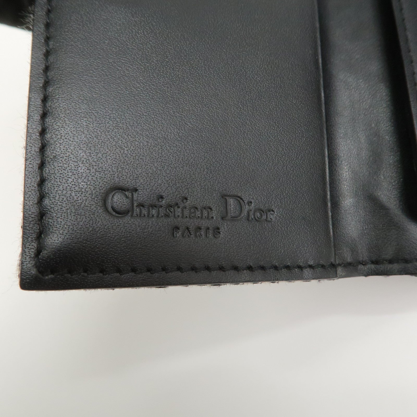 Christian Dior Trotter Jacguard Canvas Saddle 6 Rings Key Case