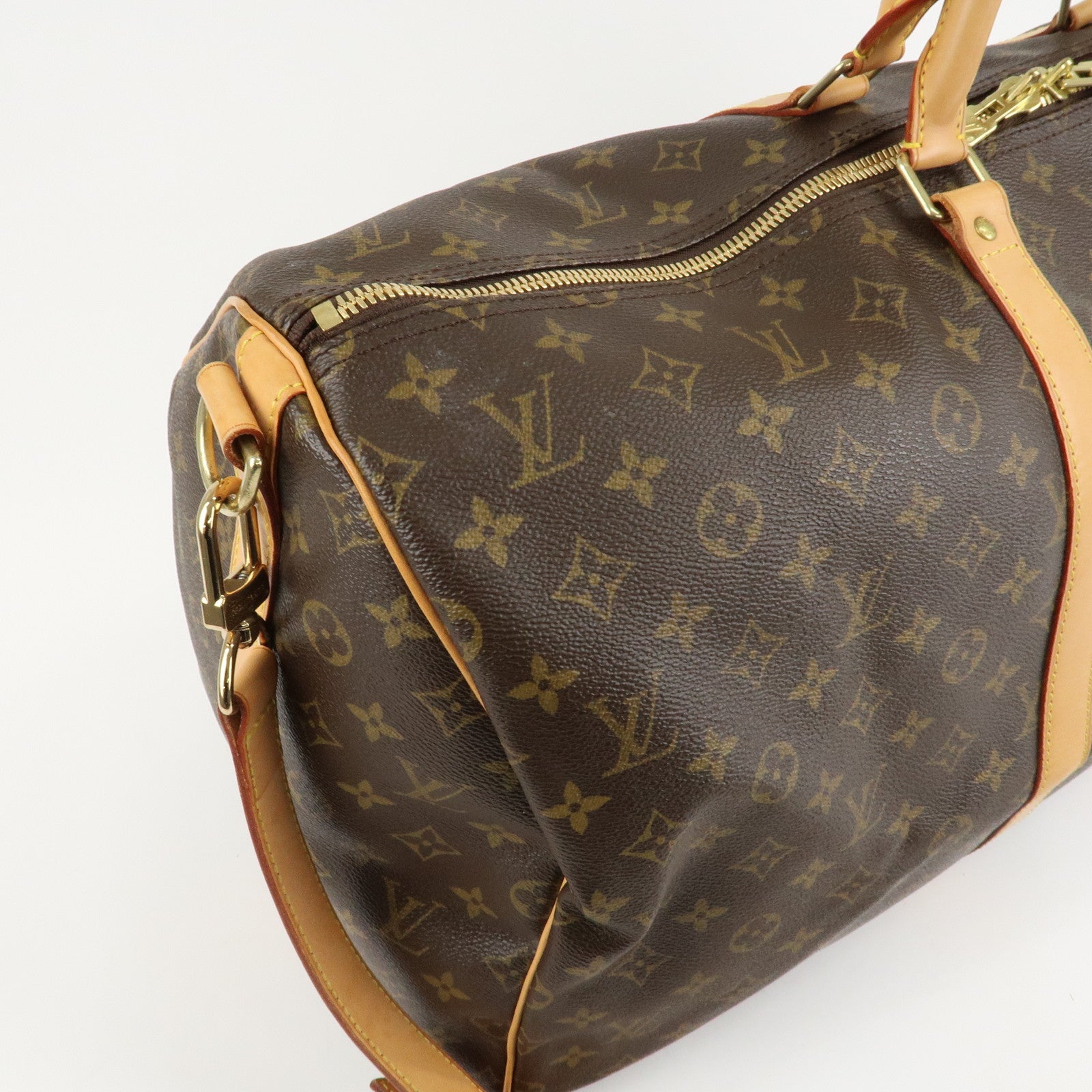 Louis Vuitton Monogram Keep All Bandouliere 55 Boston Bag M41414 Used