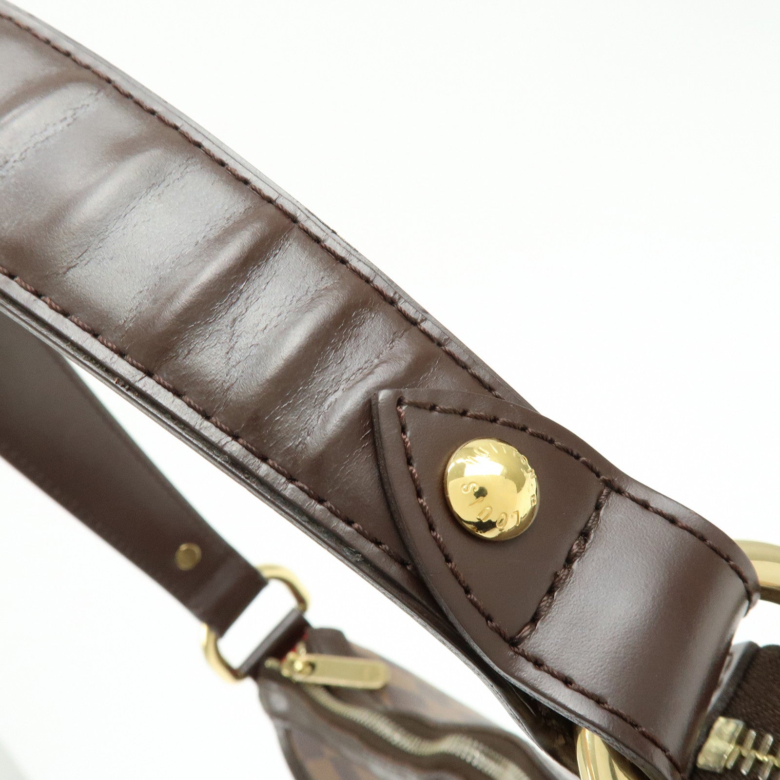 Louis Vuitton Damier Highbury Canvas Shoulder Bag Brown N51200