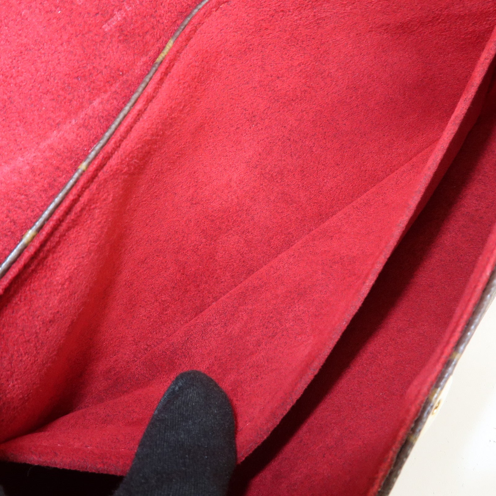 Louis Vuitton Monogram Sonatine Hand Bag Brown M51902