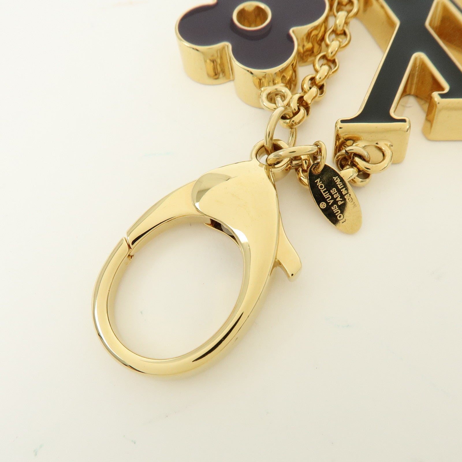 Louis Vuitton Fleur de Monogram Key Chain Bag Charm M67119