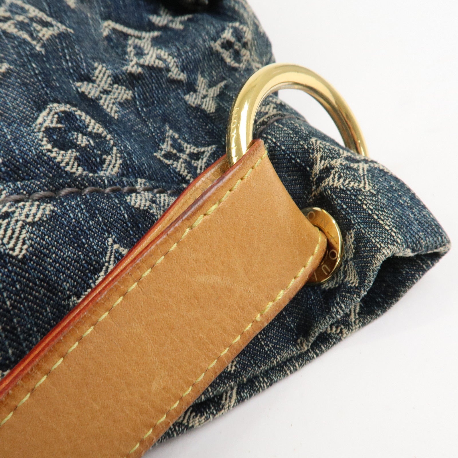Louis Vuitton Monogram Denim Daily GM Shoulder Bag Hand Bag M40493