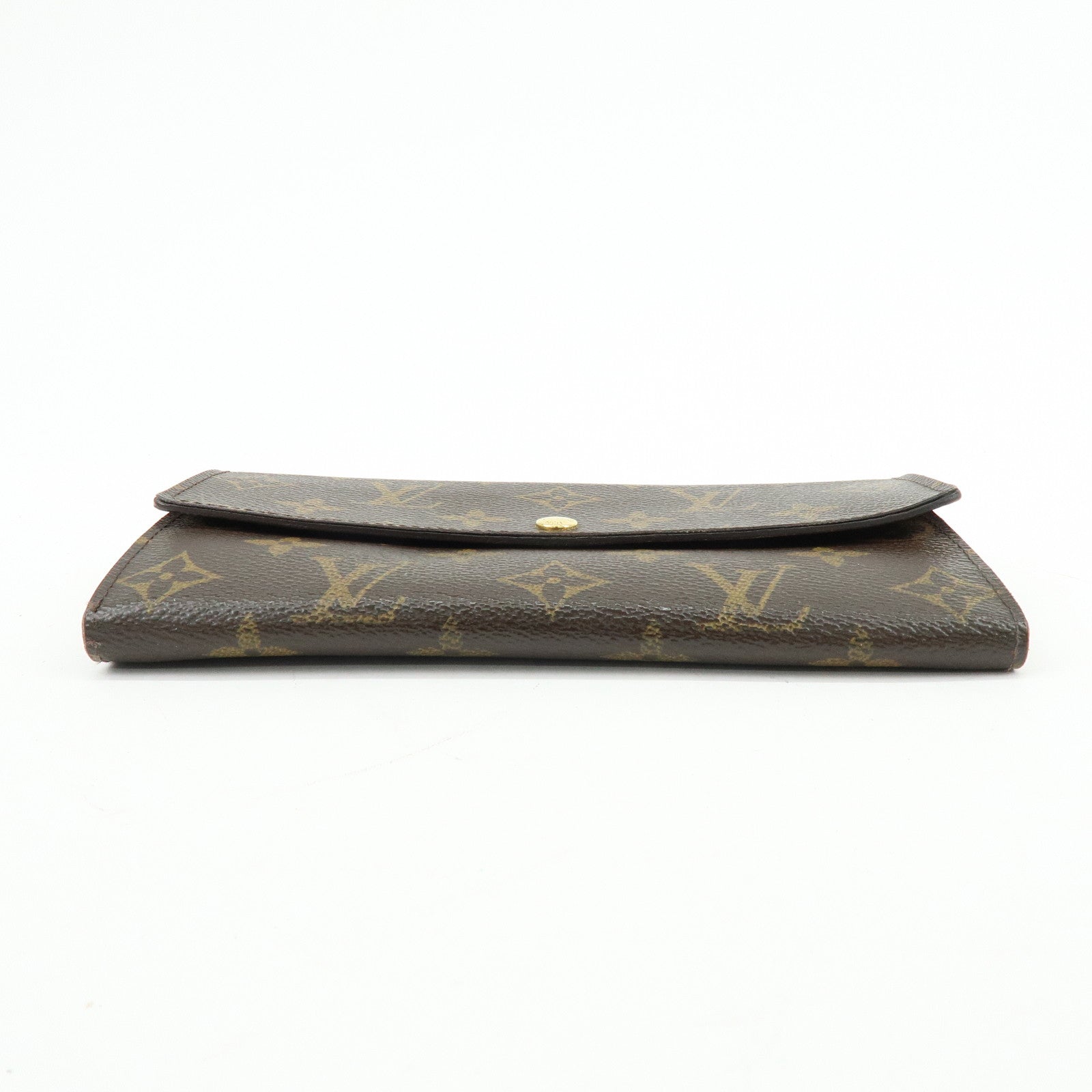 Louis Vuitton Monogram Portefeuille Sarah Long Wallet Brown M61734