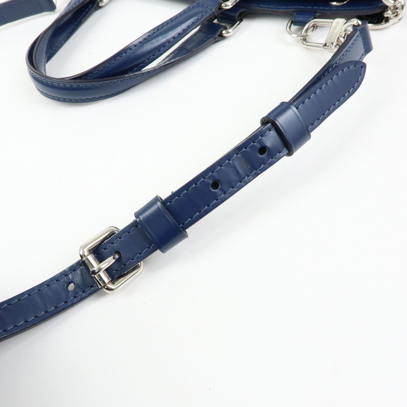 Louis Vuitton Epi Brea MM 2Way Bag Hand Bag Indigo M40821