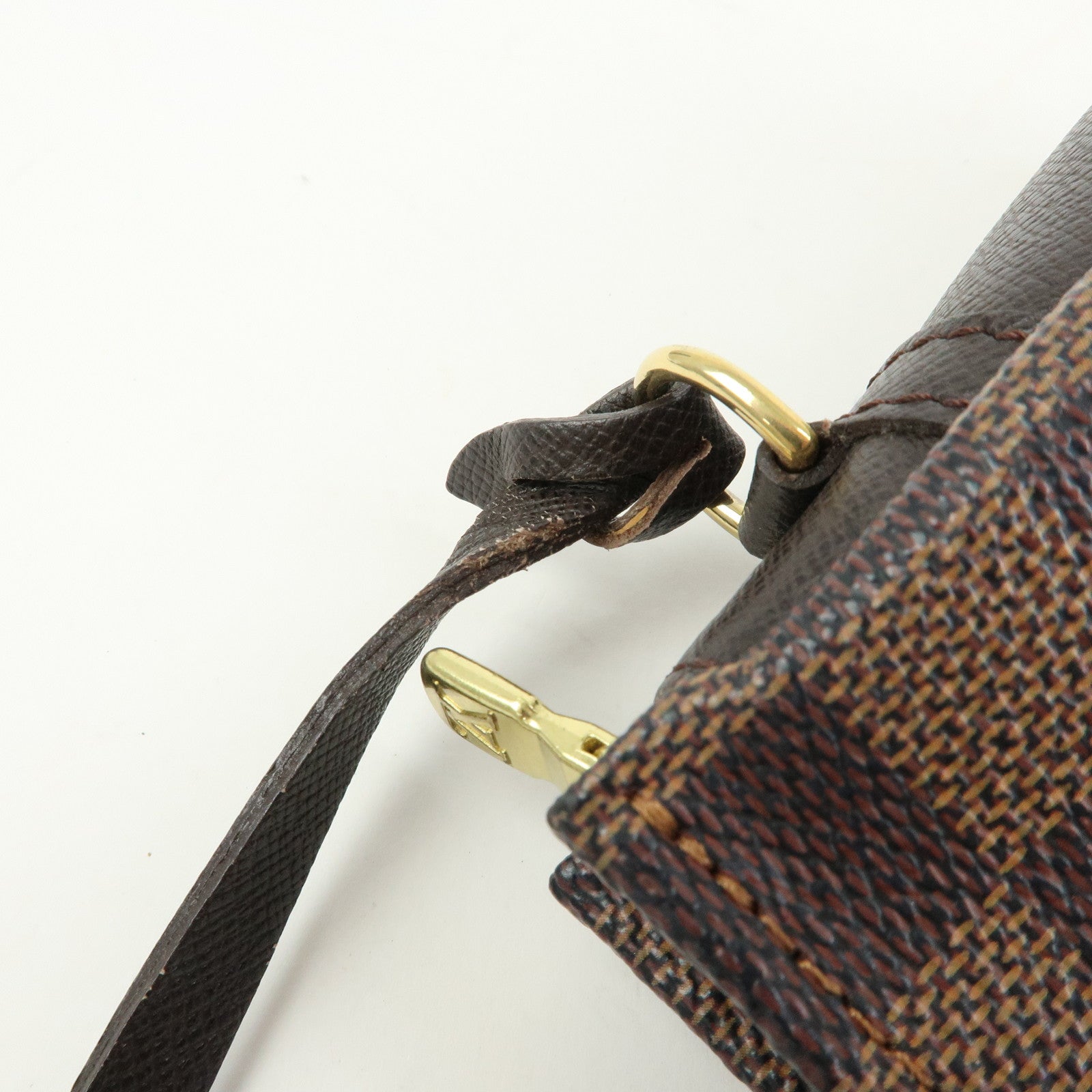 Louis Vuitton Damier Trousse Makeup Accessory Pouch Brown N51982