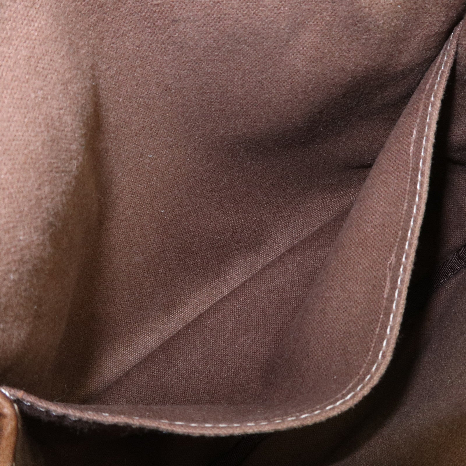LOEWE Anagram Logo Leather Shoulder Bag Crossbody Bag Brown