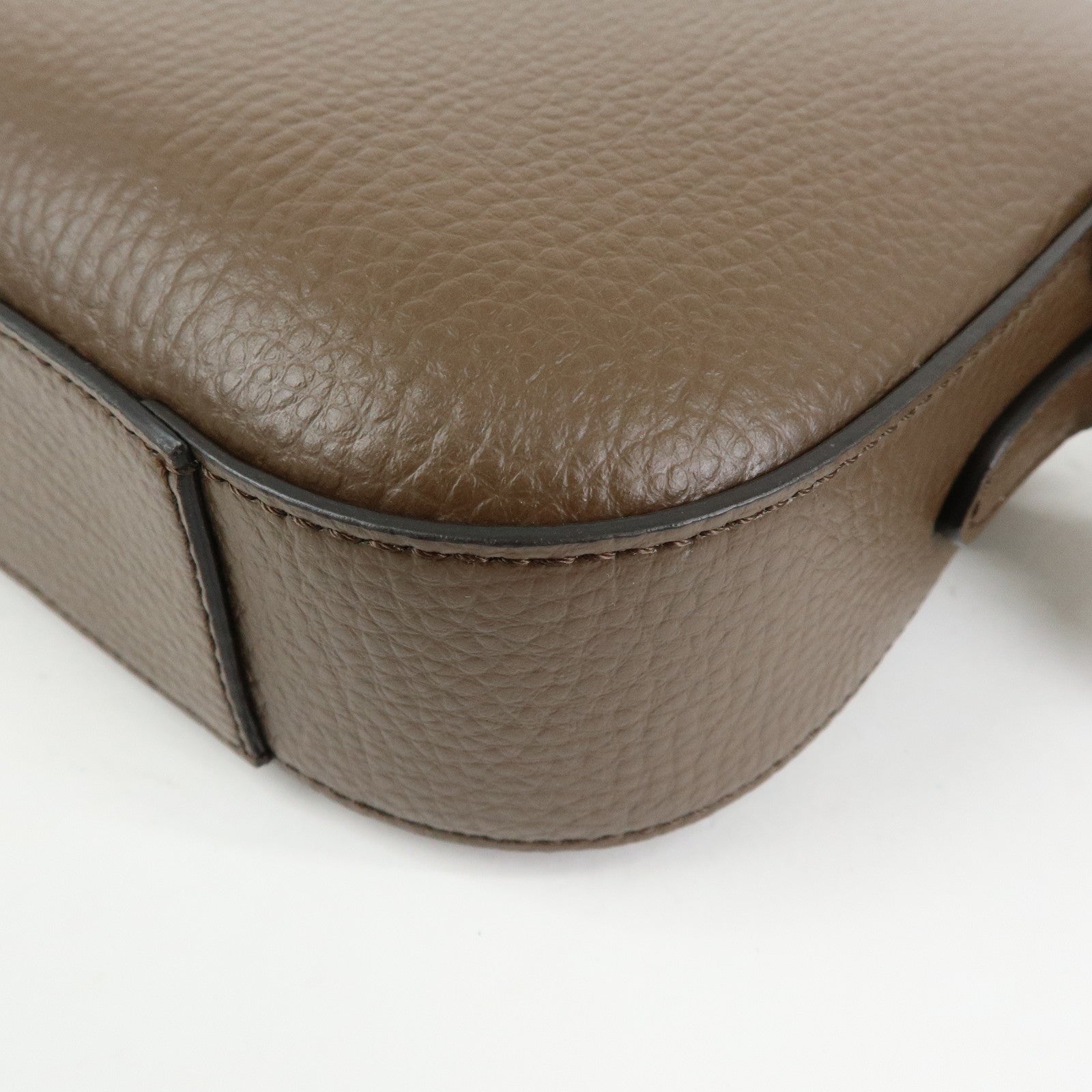 STELLA MCCARTNEY Faux Vegan Leathr Shoulder Crossbody Bag Brown