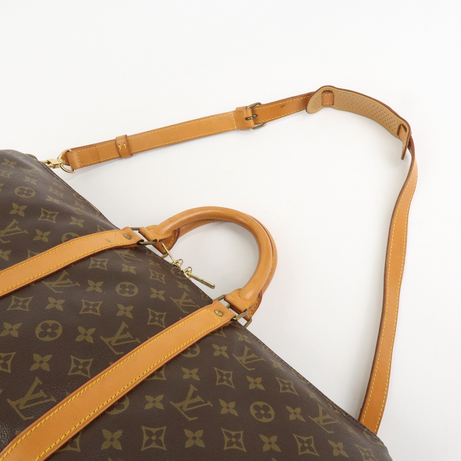 Louis Vuitton Monogram Keep All 50 Bandouliere Boston Bag M41416