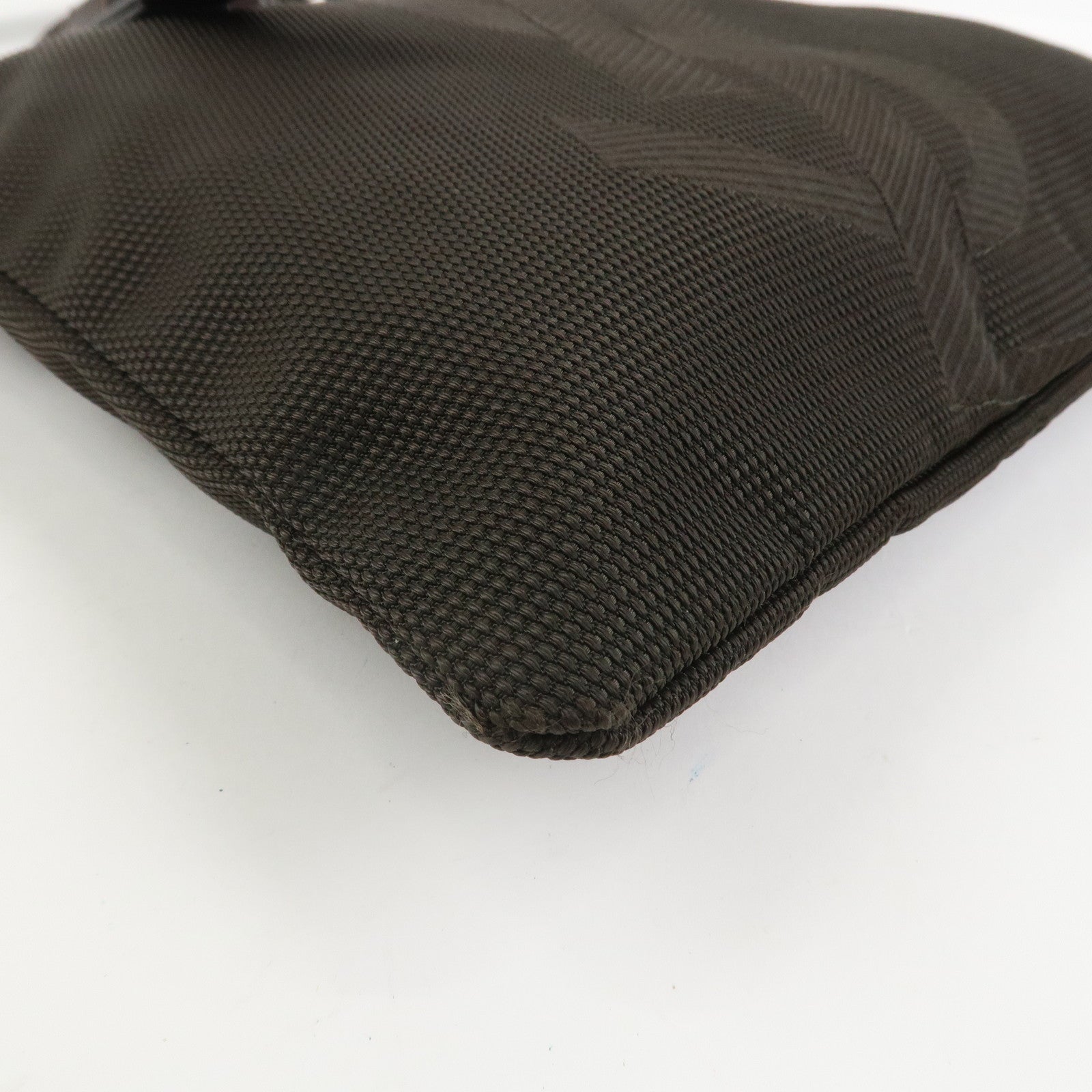 SAINT LAURENT PARIS Kahala Nylon Leather Tote Bag Brown 123435