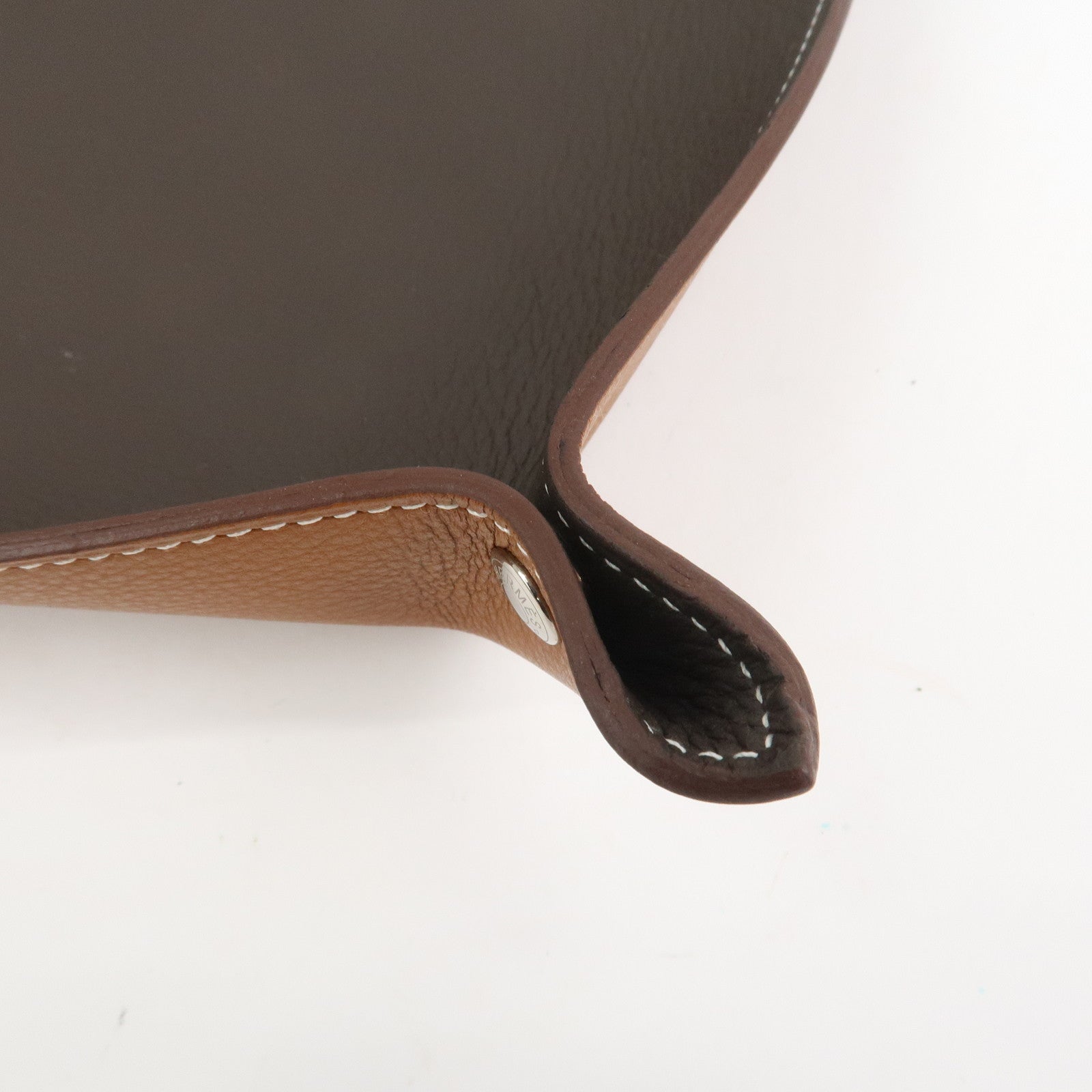 HERMES Mises et Relances Desk Taurillon Leather Mail Tray U Stamped