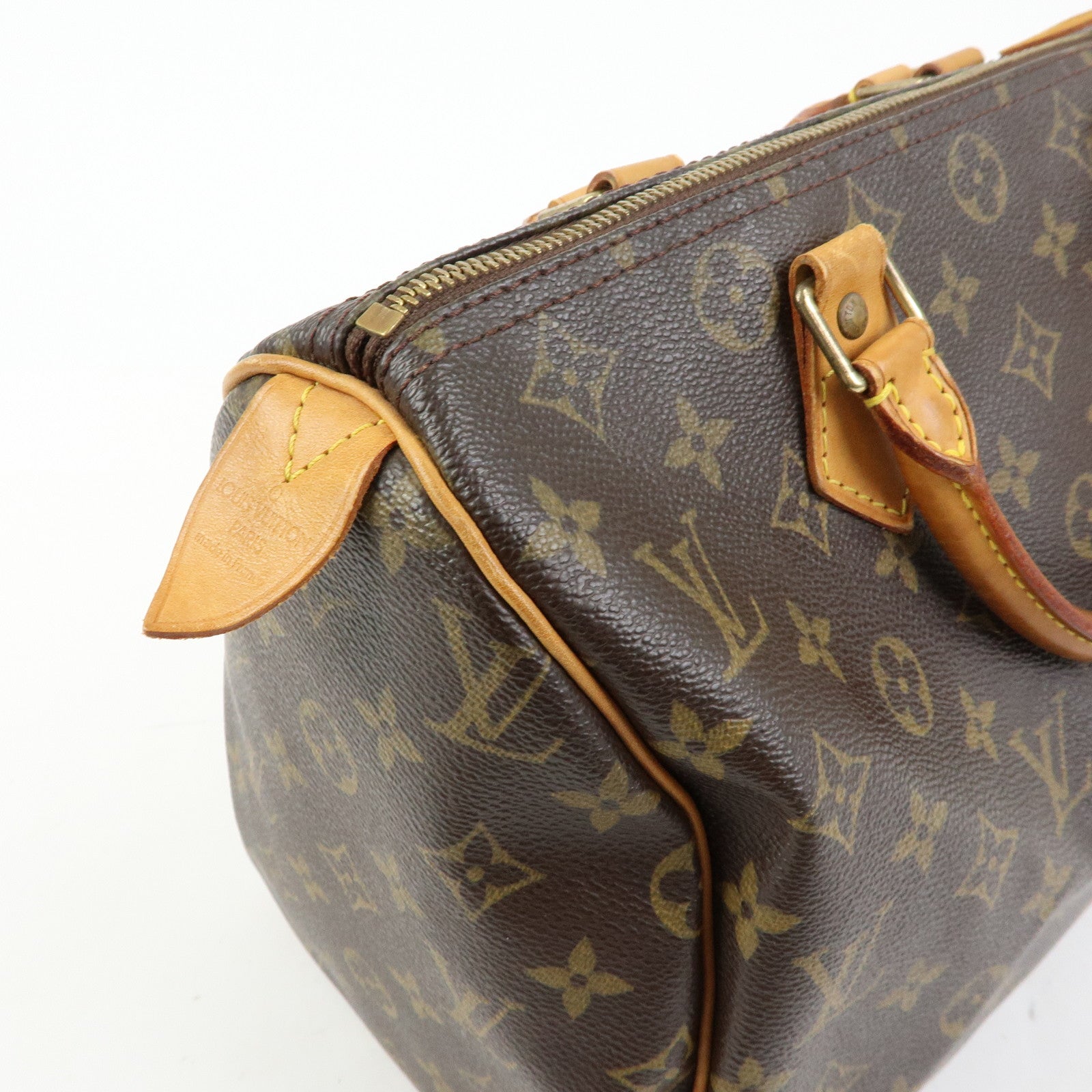 Louis Vuitton Monogram Speedy 30 Boston Bag Hand Bag Brown M41526