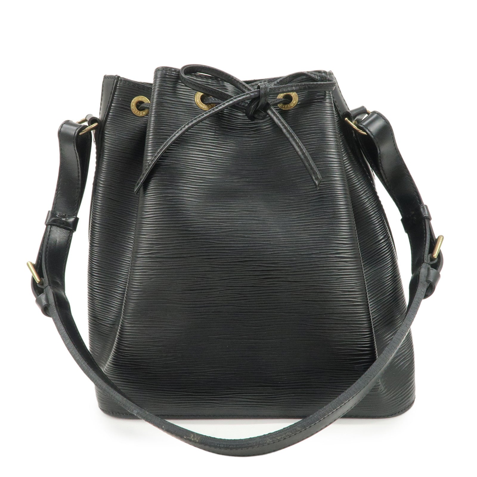 Louis Vuitton Epi Leather Petit Noe Shoulder Bag Noir Black M59012