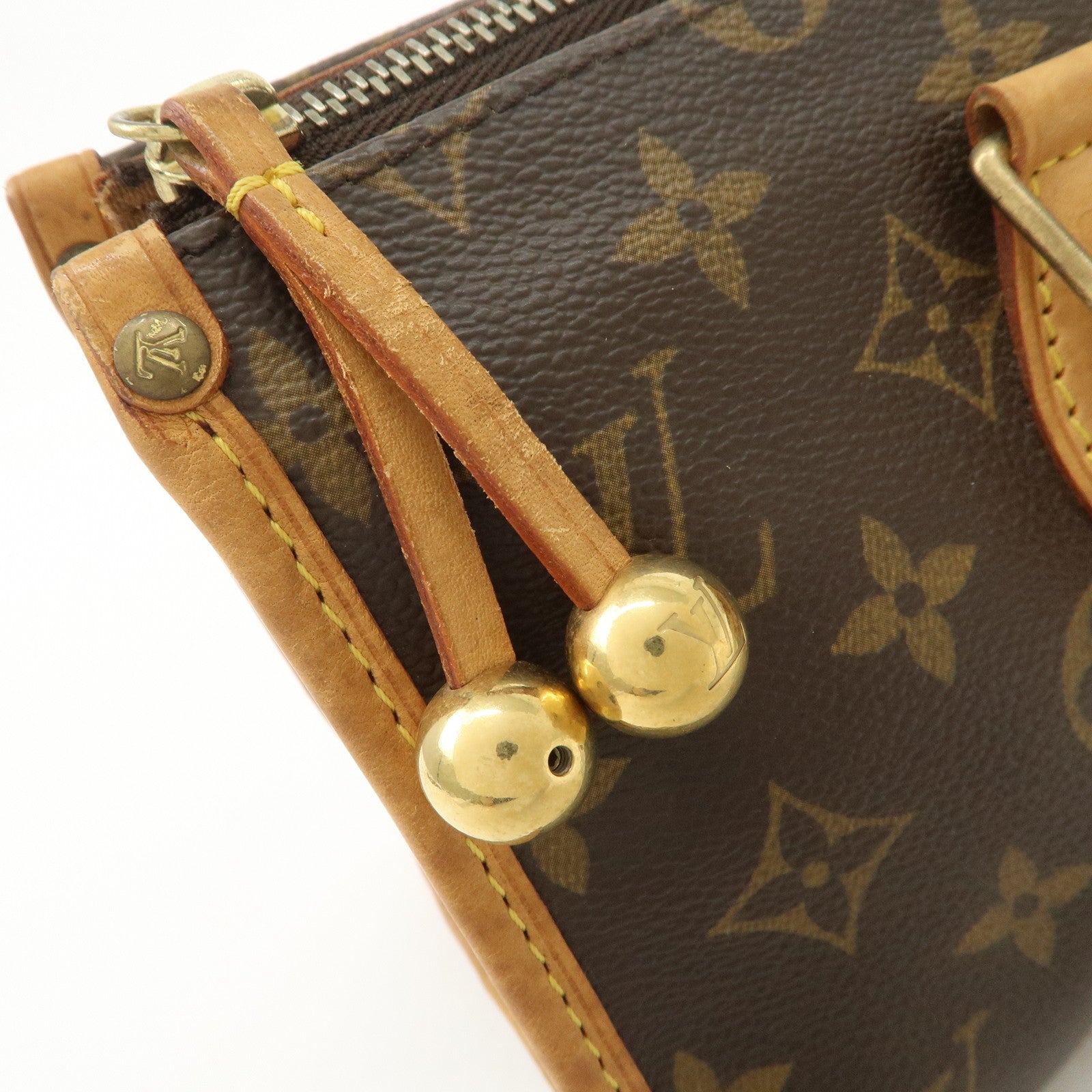 Louis Vuitton Monogram Popincourt Hand Bag Brown M40009 Used