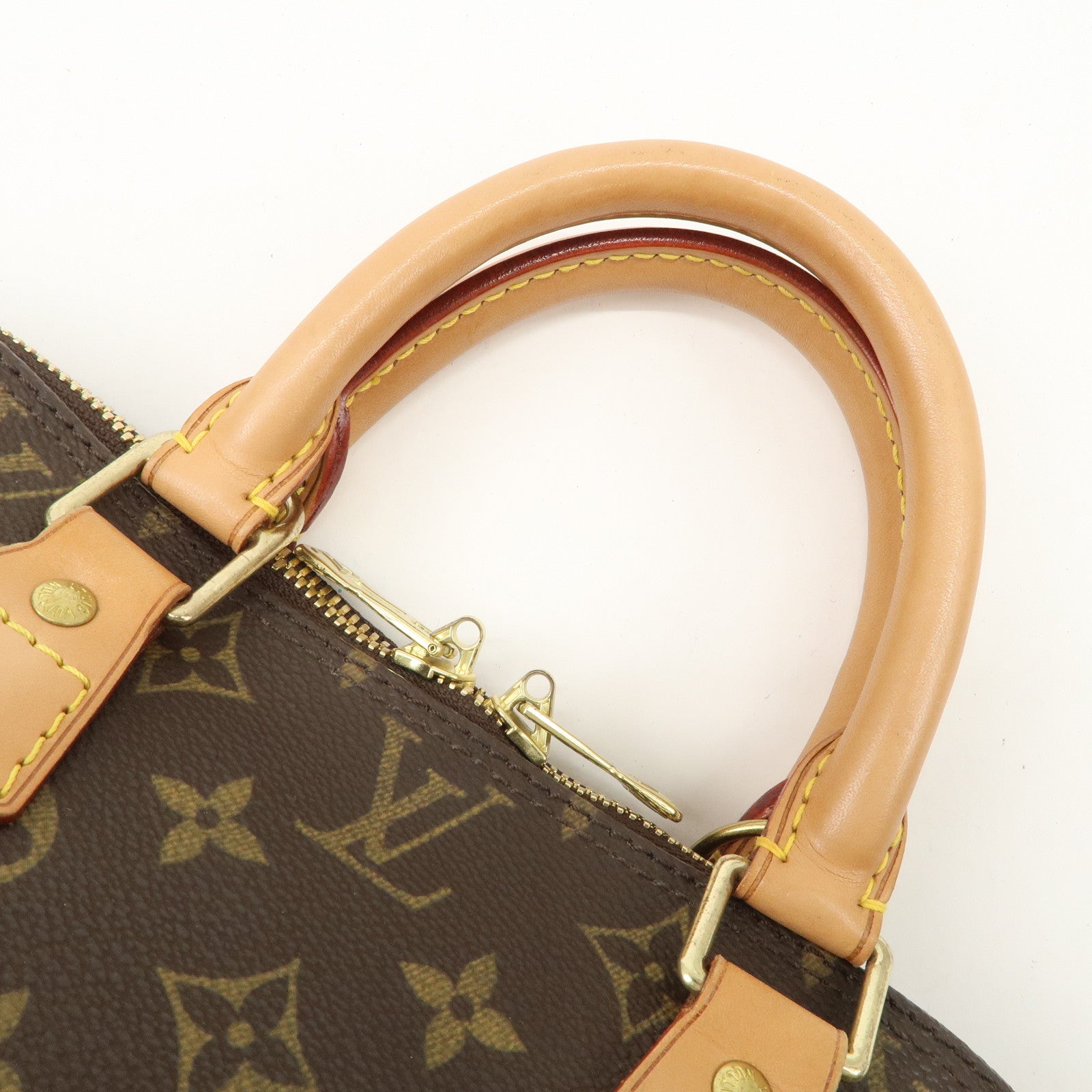 Louis Vuitton Monogram Canvas Alma Hand Bag Brown M51130 Used