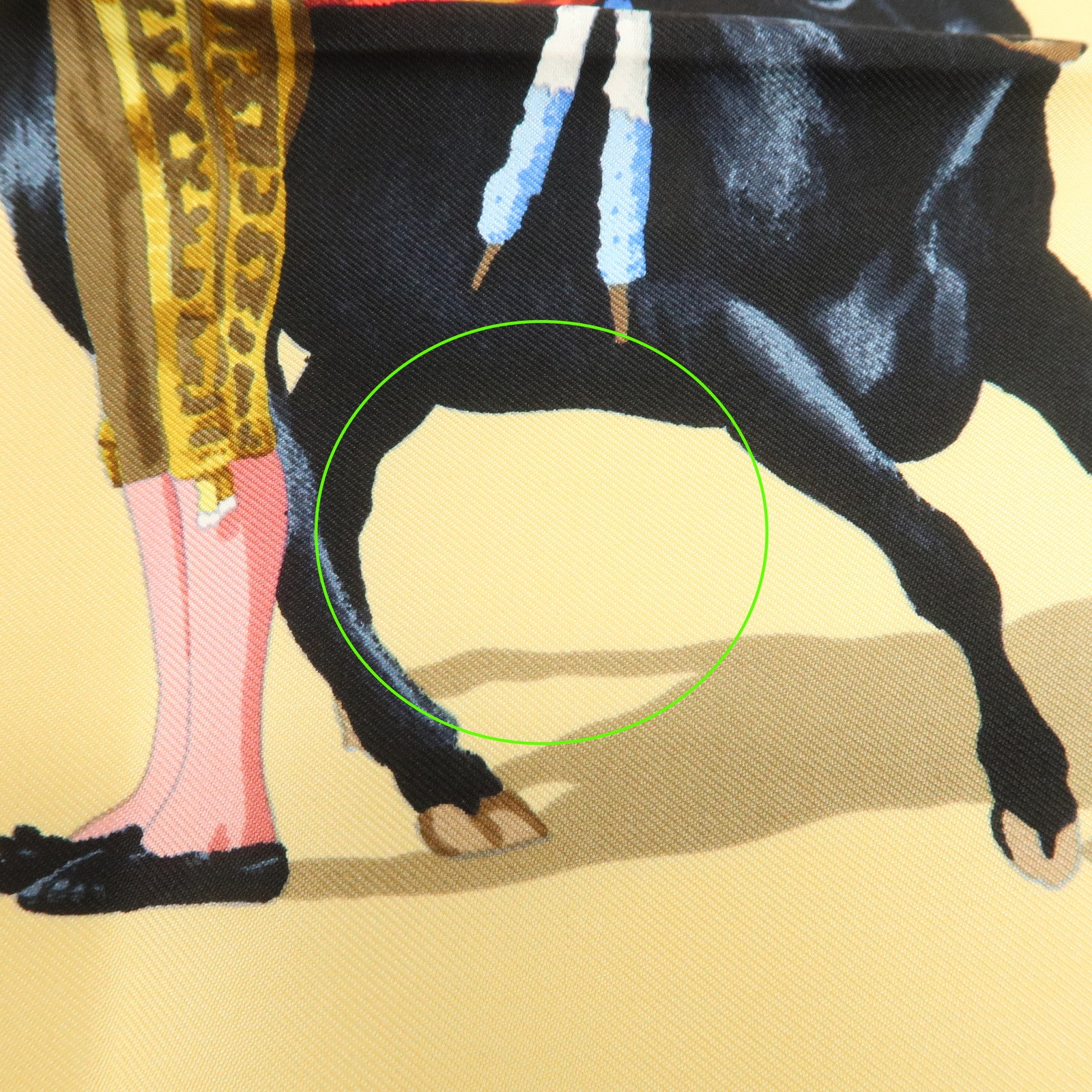 HERMES Carre 90 Silk 100% Scarf Plaza de Toros Bullring Gold Beige