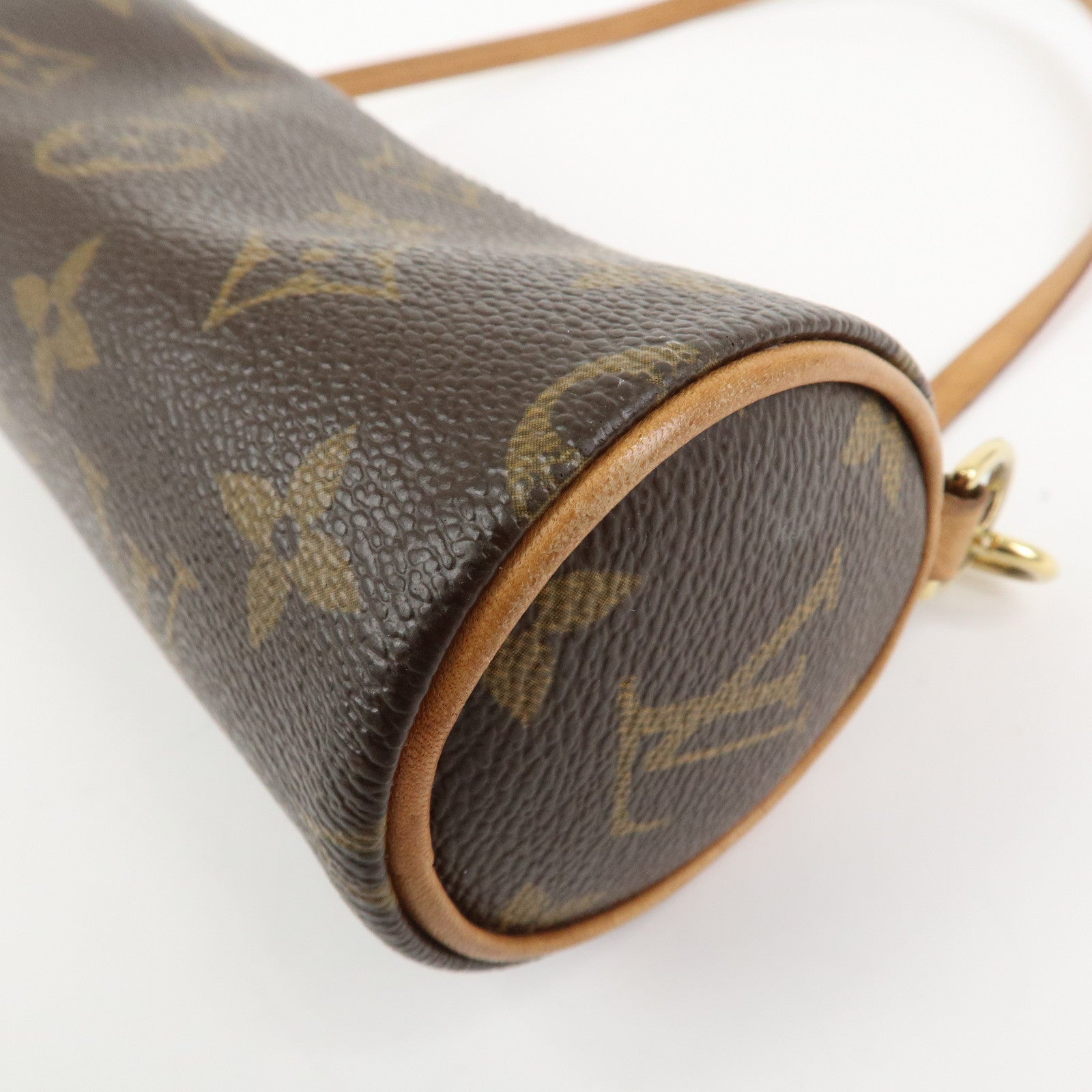 Louis Vuitton Monogram Set of 2 Mini Pouch for Papillon Bag Brown