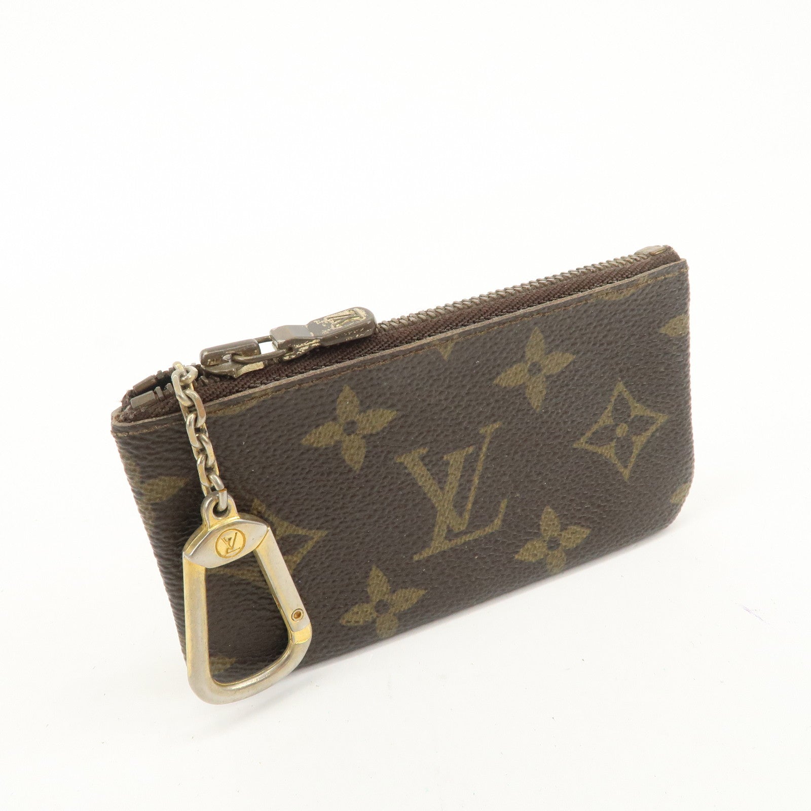 Louis Vuitton Monogram Set of 2 Canvas Coin Case Brown M62650 Used